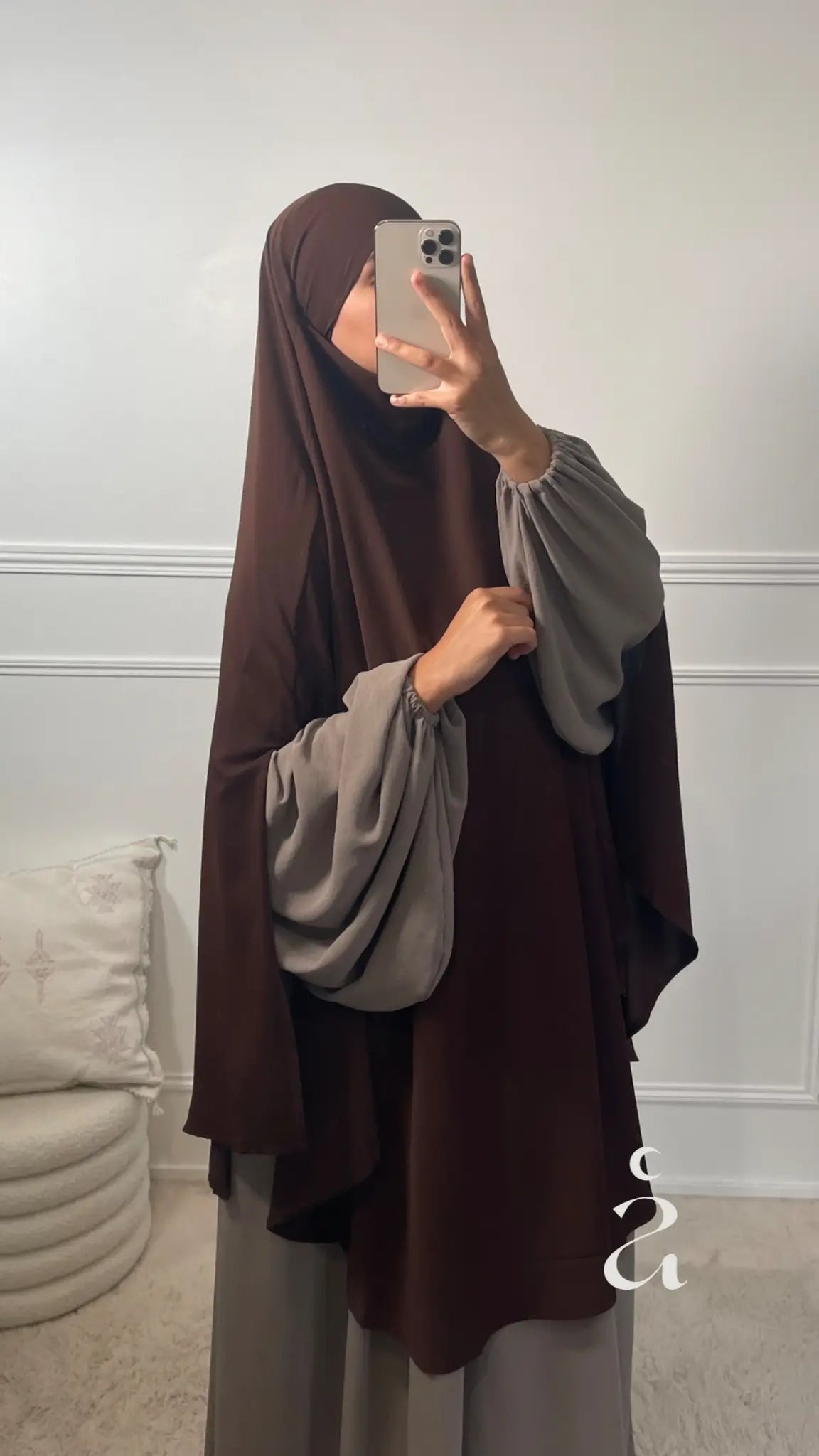 KHIMAR MAXI FENTES Alniya Paris