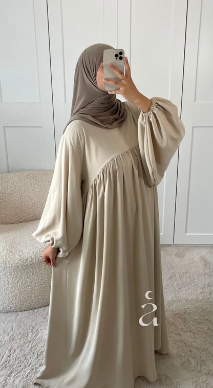 ABAYA ESMA SOIE DE MEDINE Alniya Paris
