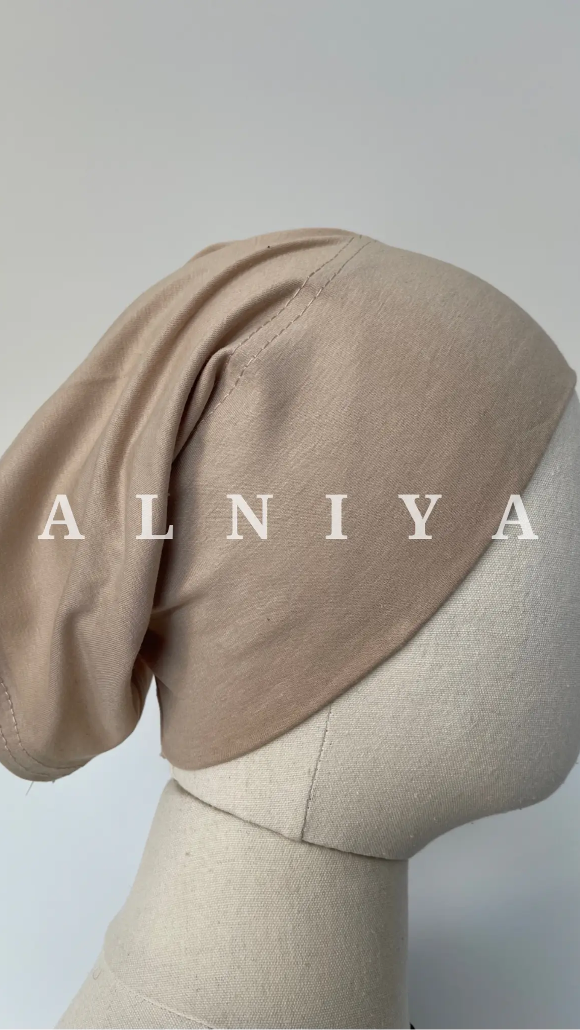 Bonnet tube beige - Alniya Paris