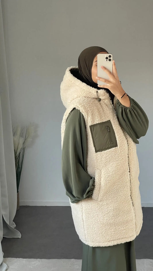 Reversible down jacket