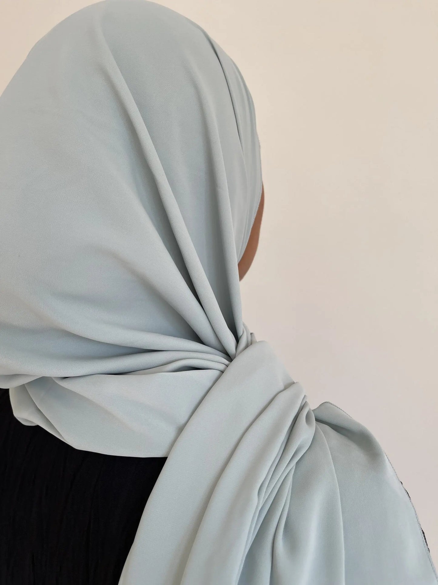Water green Medina silk veil