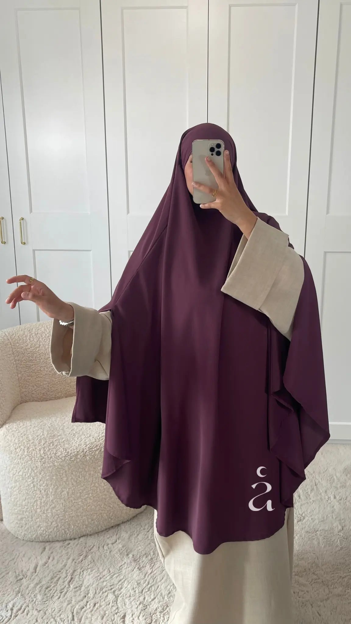 KHIMAR MAXI FENTES Alniya Paris