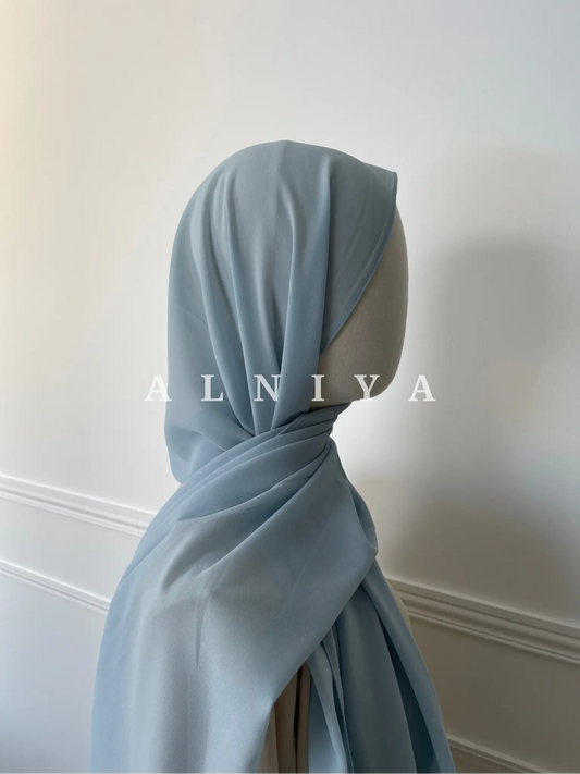 Baby blue muslin