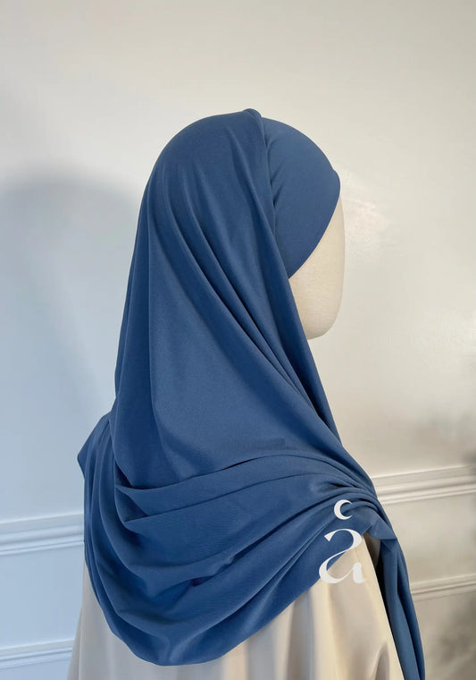 Premium jersey with blue denim band