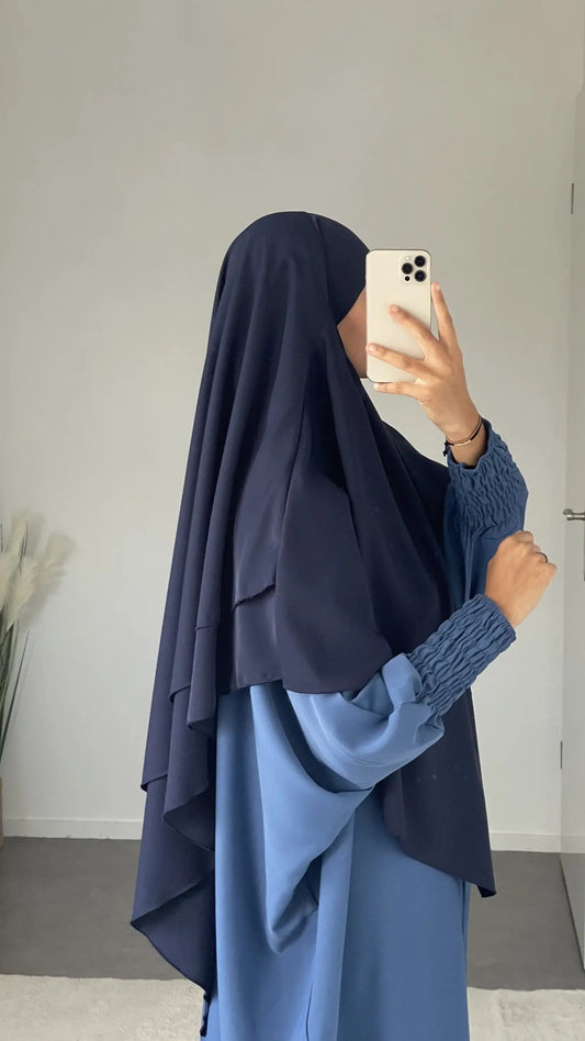 KHIMAR MEDINE 2 VOILES - Alniya Paris