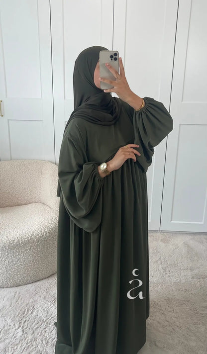 ABAYA ESMA SOIE DE MEDINE Alniya Paris
