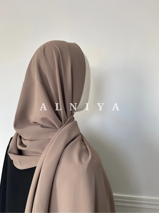 Taupe Medina Silk Veil