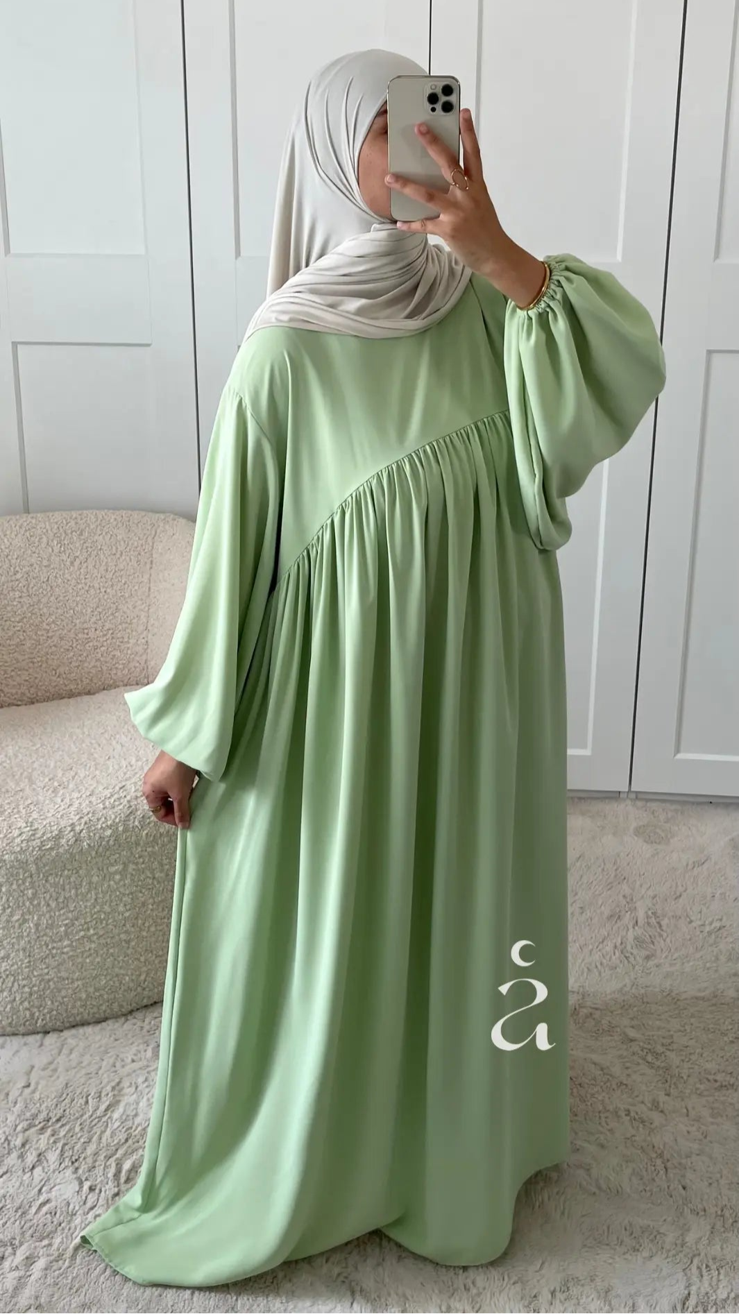 ABAYA ESMA SOIE DE MEDINE - Alniya Paris