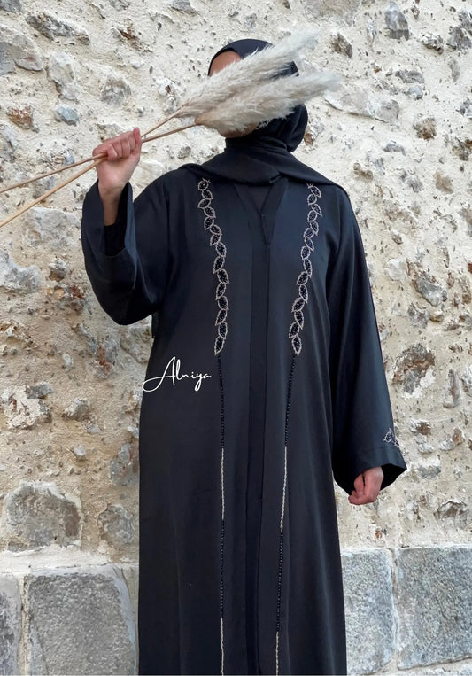 ABAYA DUBAI GOLD LEAF