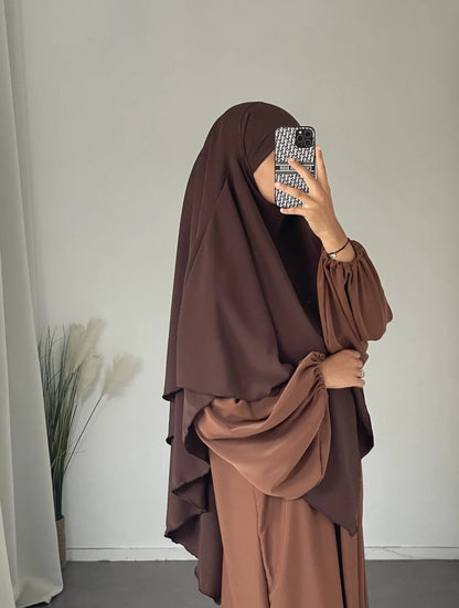 KHIMAR MEDINE 2 VOILES Alniya Paris