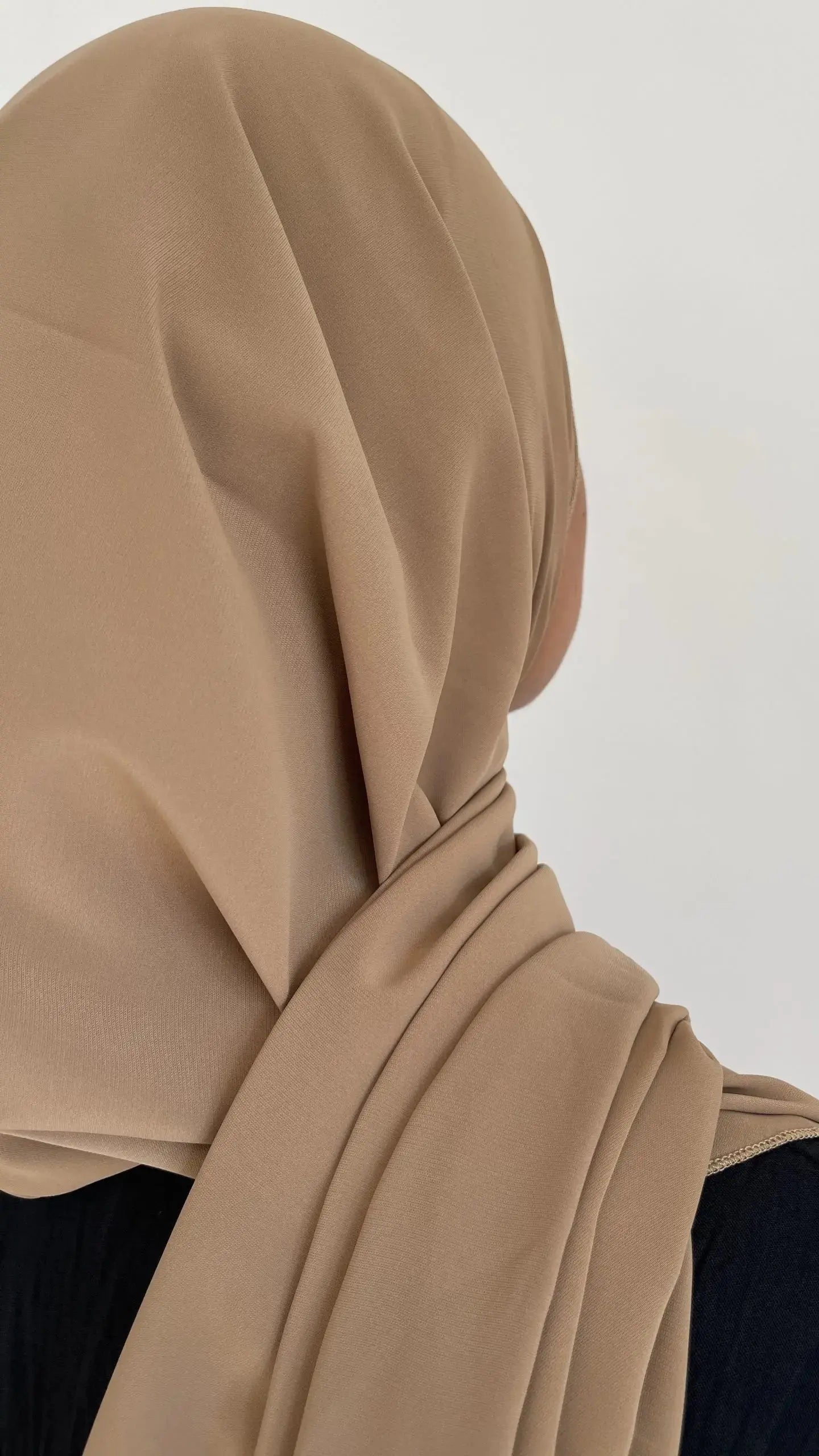 Voile Soie de Médine camel - Alniya Paris