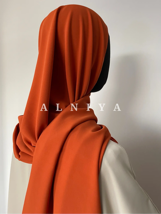 Orange Medina Silk Veil