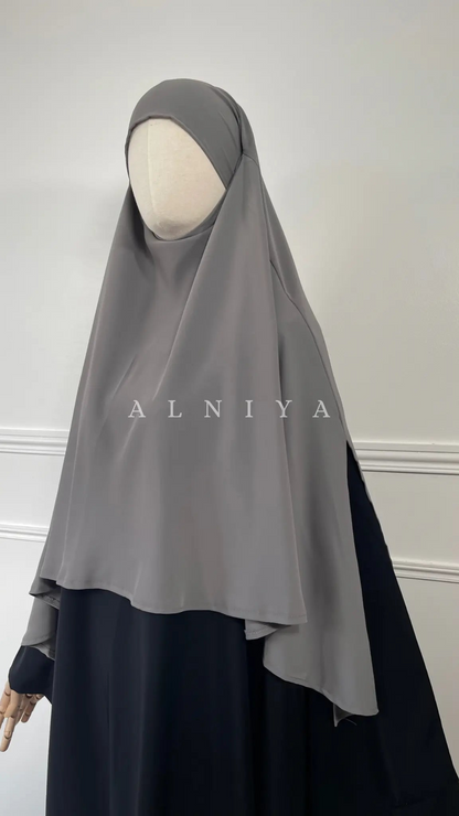 KHIMAR MI-LONG FENTES - Alniya Paris
