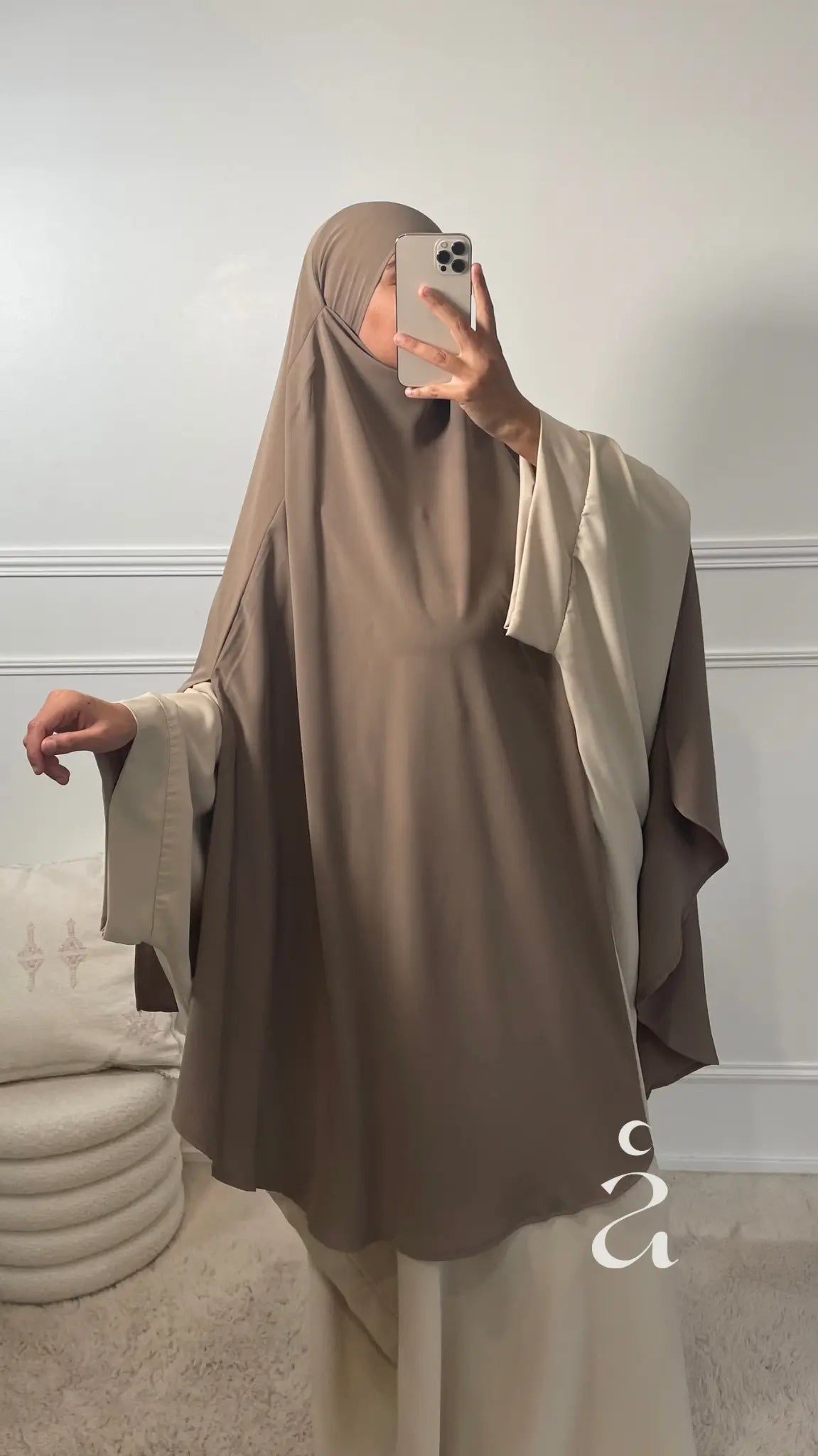 KHIMAR MAXI FENTES Alniya Paris