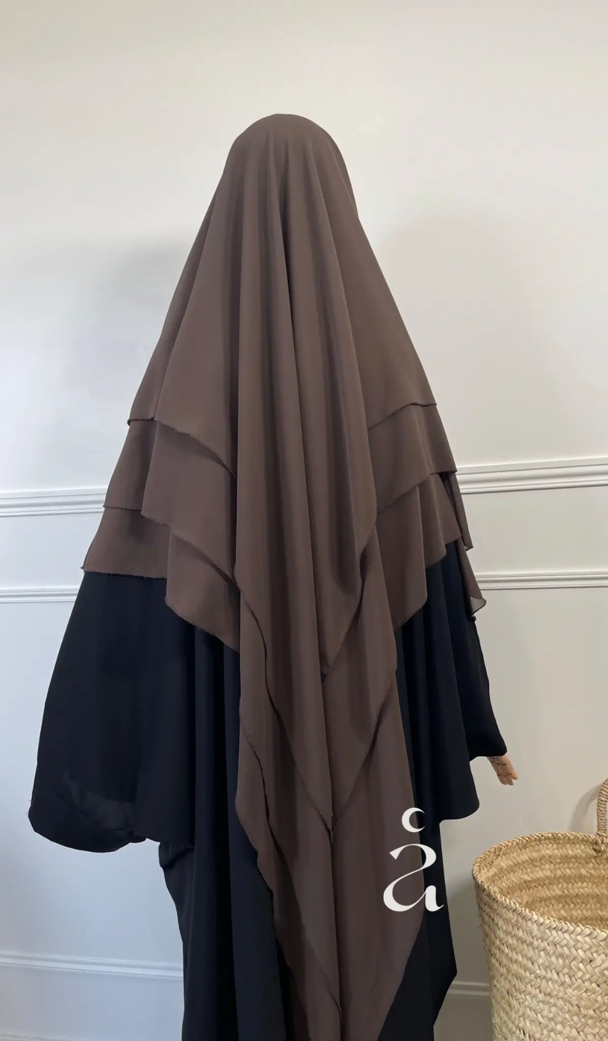 KHIMAR 3 VOILES MOUSSELINE Alniya Paris