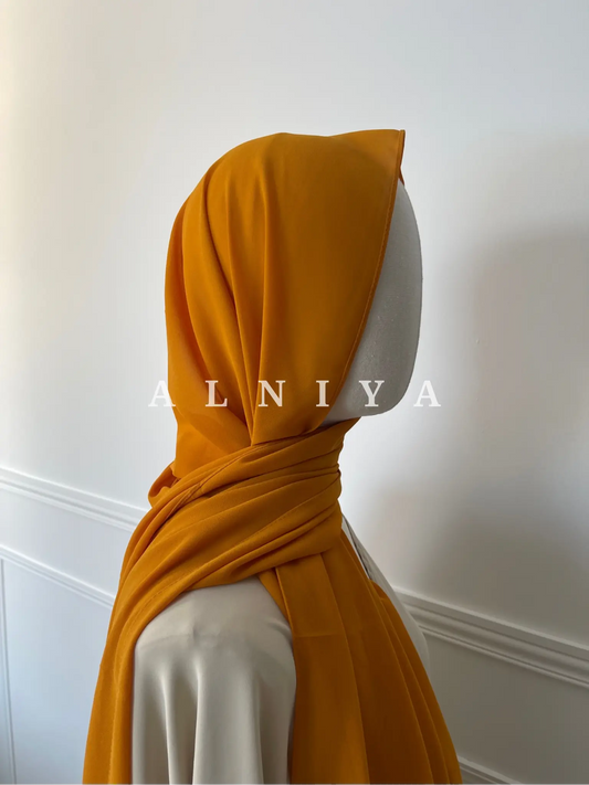 Orange chiffon