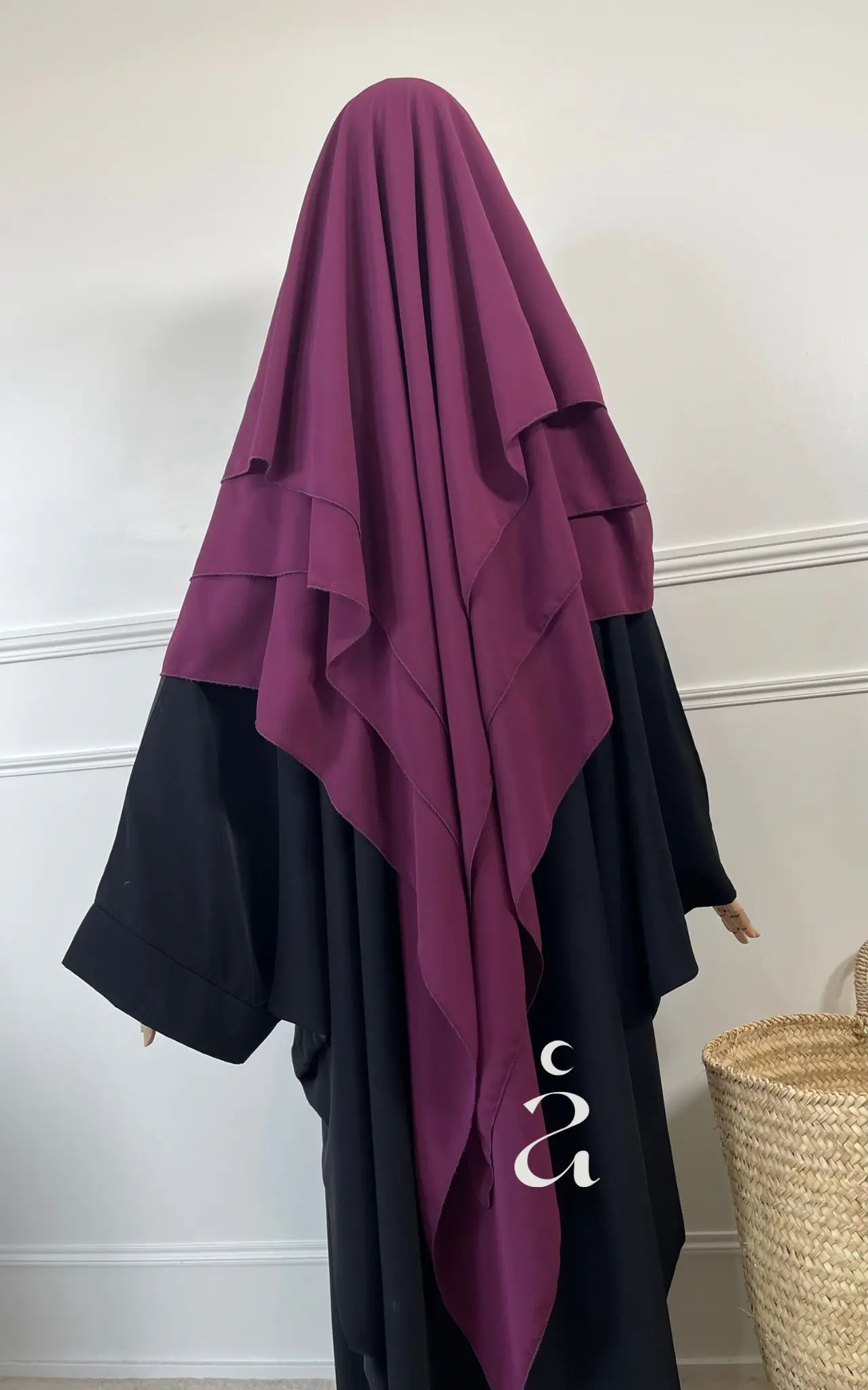 KHIMAR 3 VOILES MOUSSELINE Alniya Paris