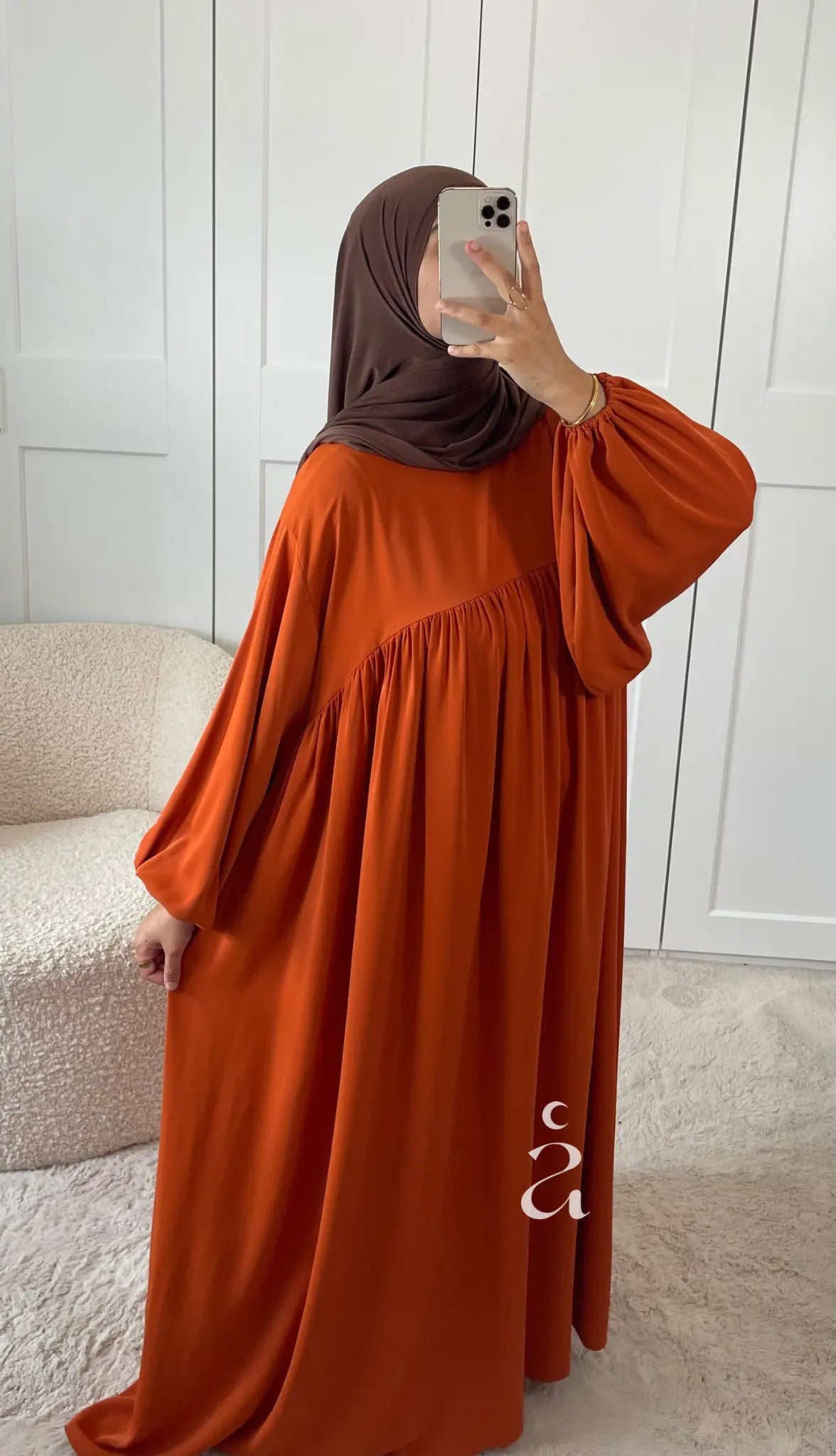 ABAYA ESMA SOIE DE MEDINE Alniya Paris