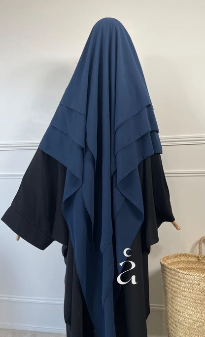 KHIMAR 3 VOILES MOUSSELINE Alniya Paris