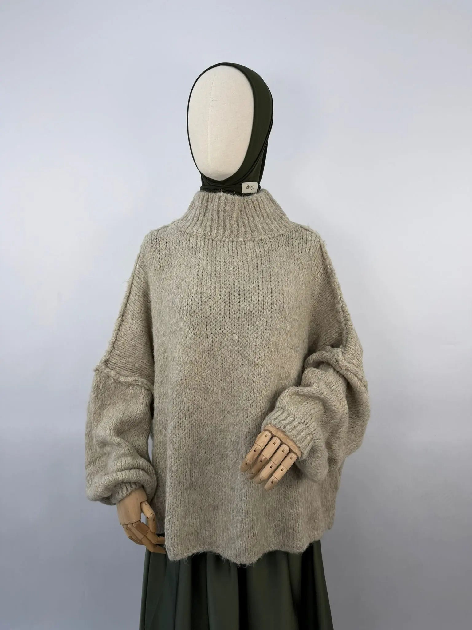 PULL OVERSIZE - TRICOTÉ 