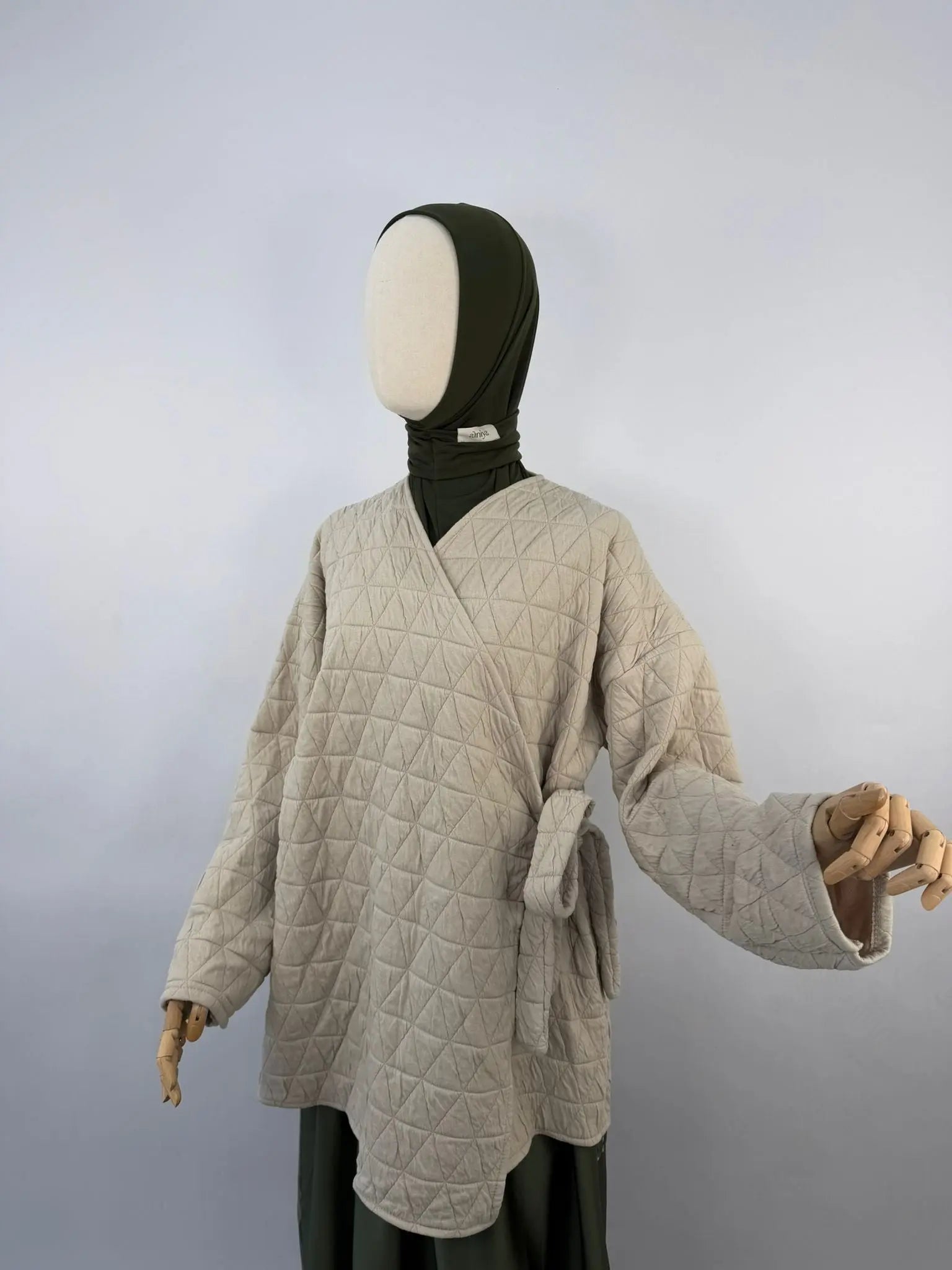 VESTE MATELASSÉE À NŒUD 