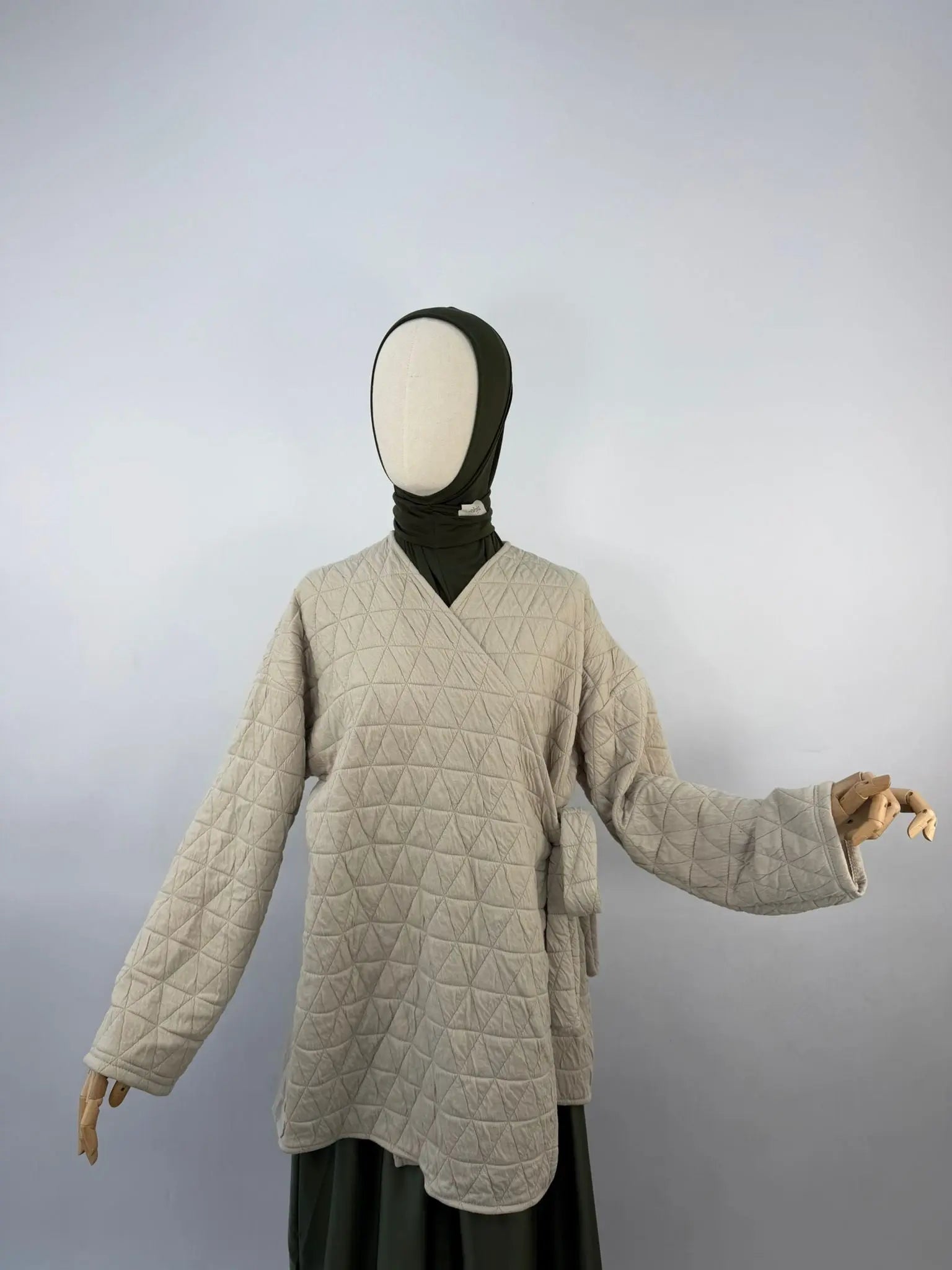 VESTE MATELASSÉE À NŒUD 