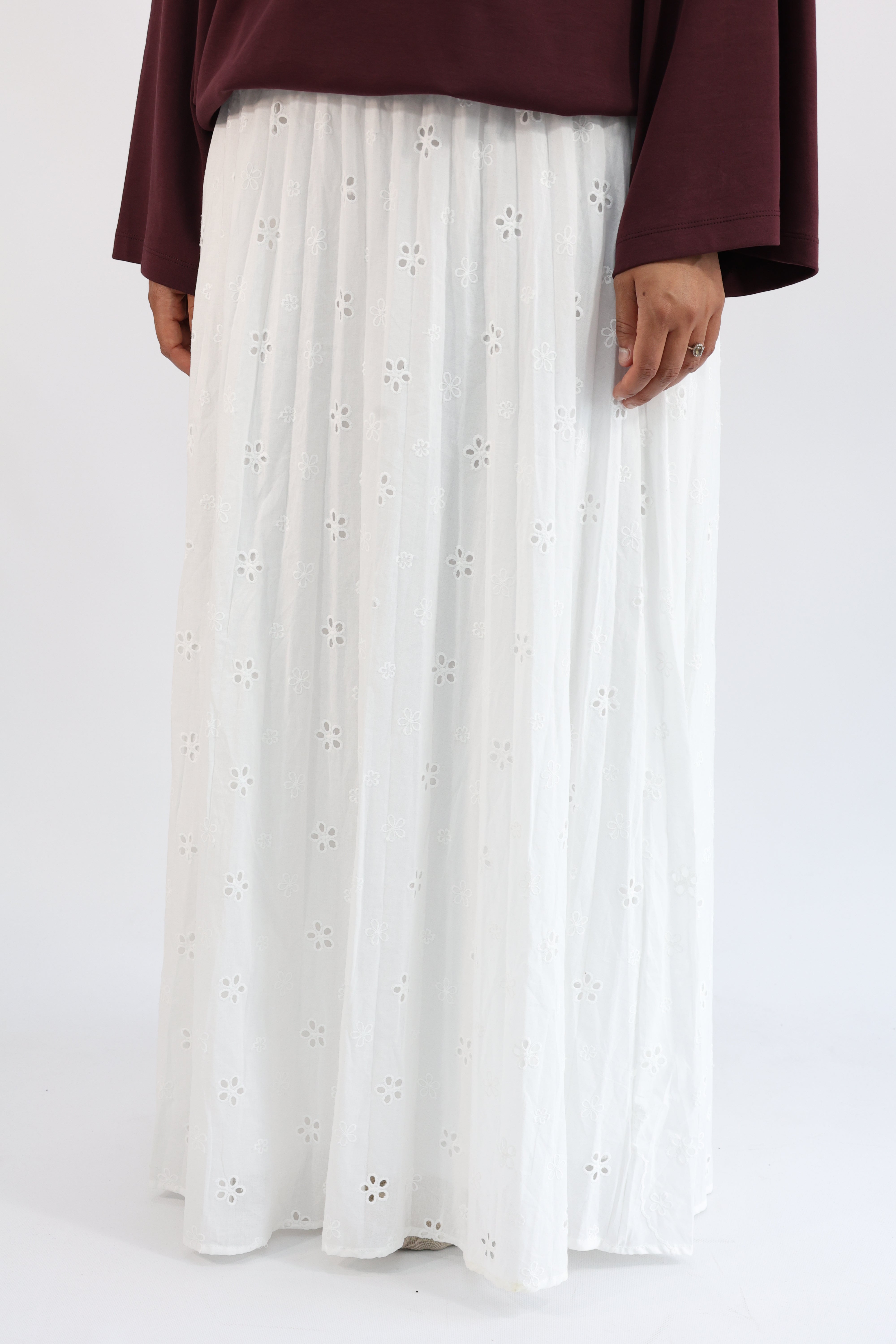 JUPE BRODERIE ANGLAISE