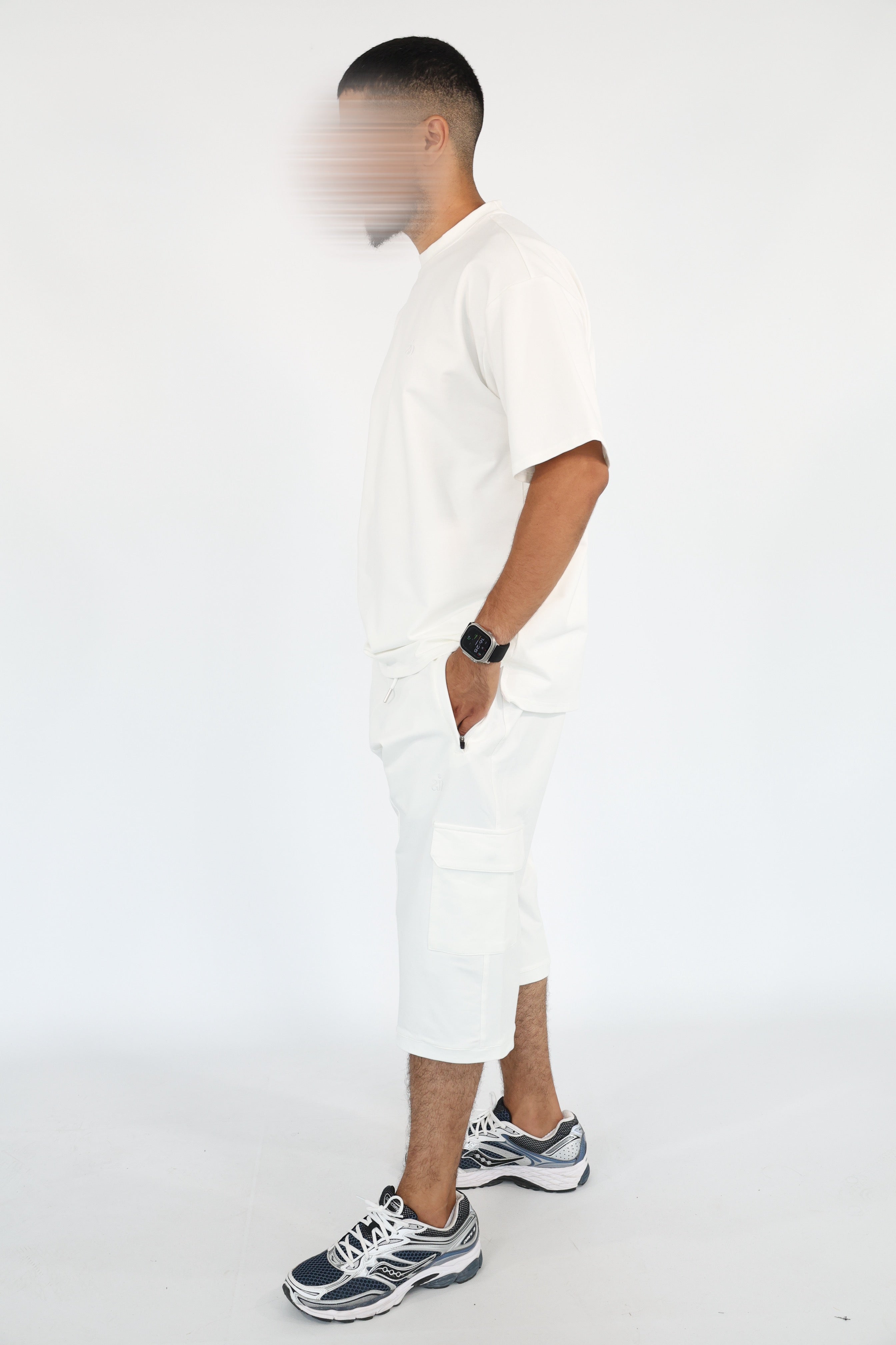 BERMUDA LONG CARGO OVERSIZE HOMME