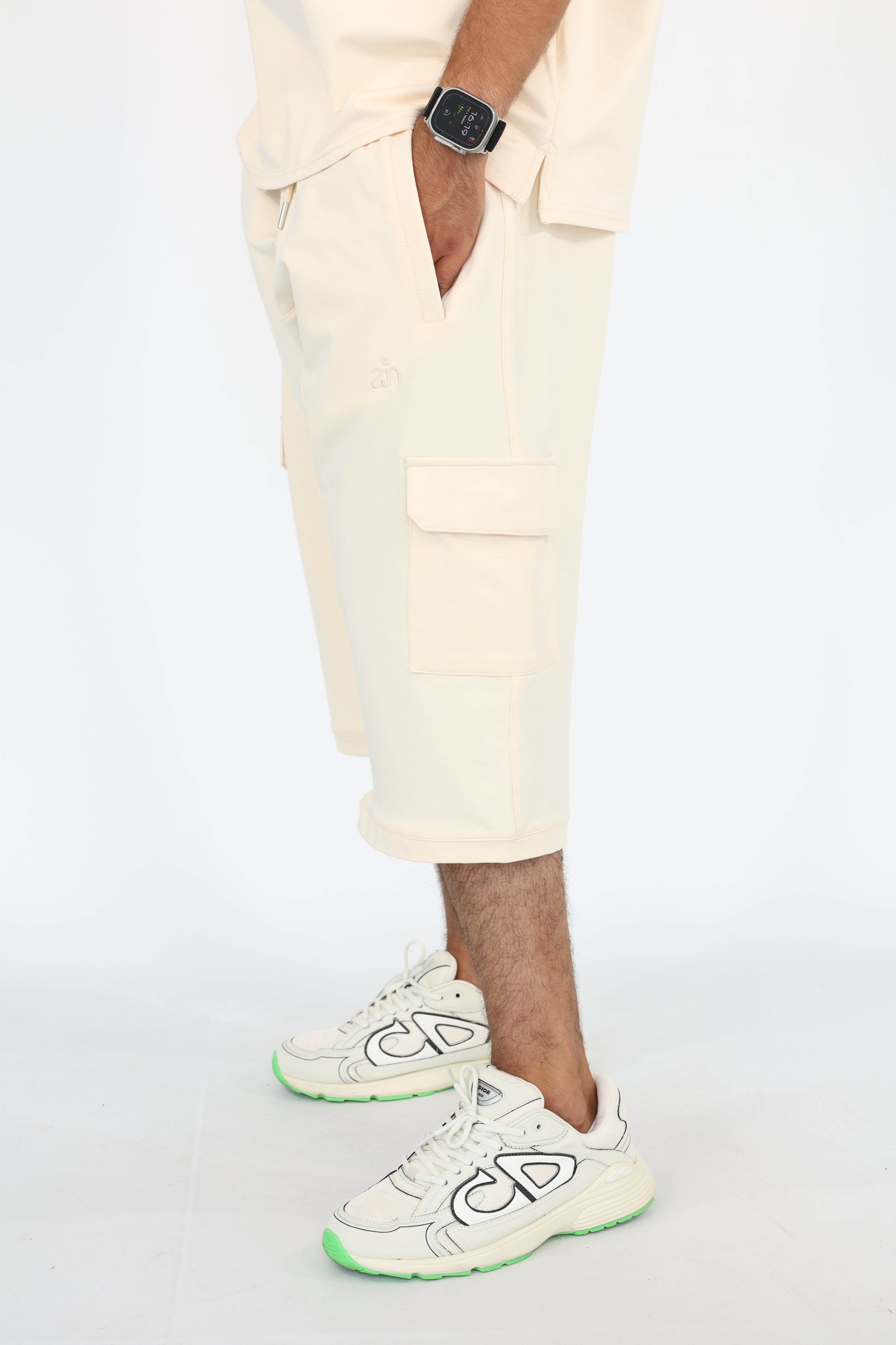 BERMUDA LONG CARGO OVERSIZE HOMME