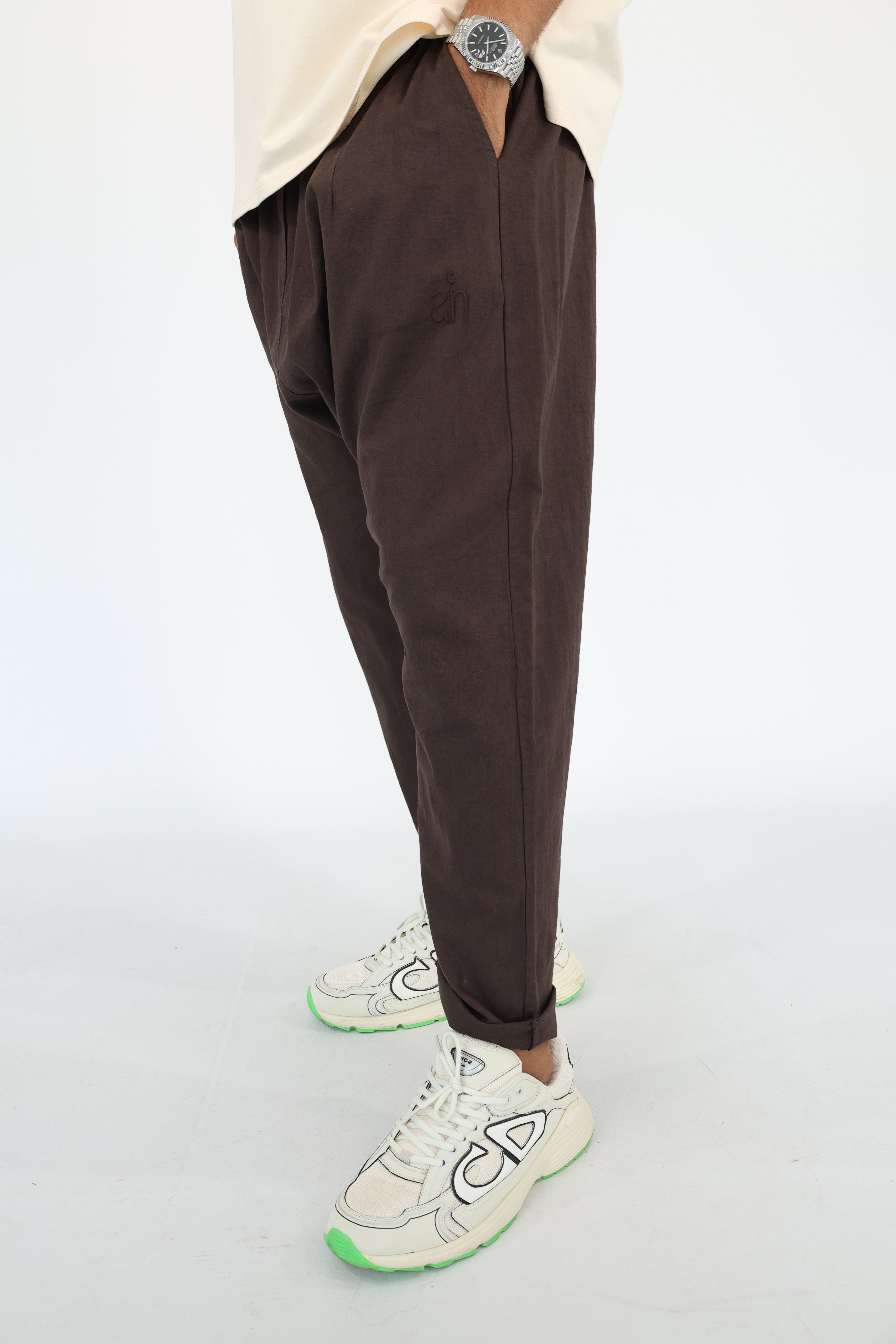 PANTALON SAROUAL LÉGER LIN HOMME