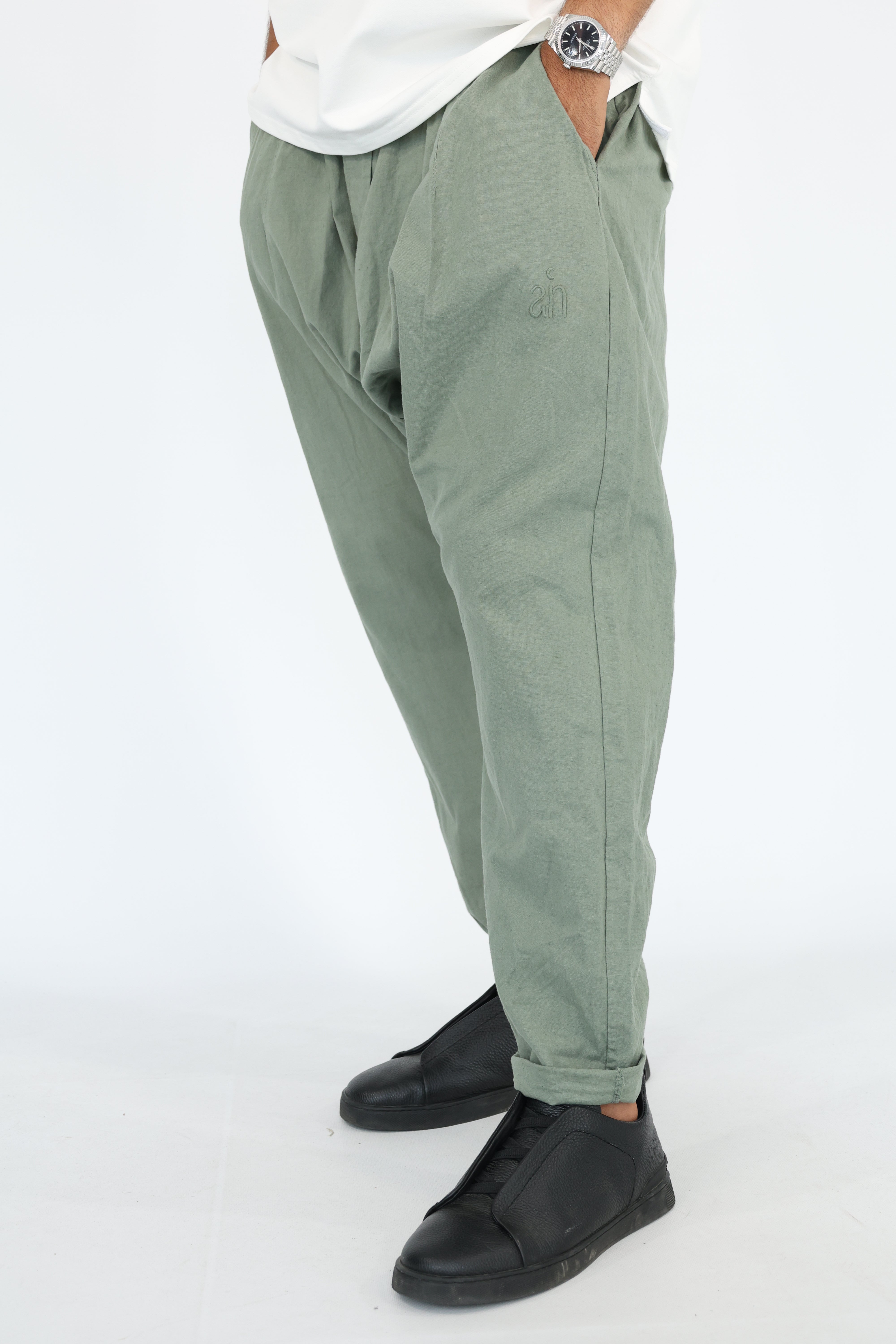 PANTALON SAROUAL LÉGER LIN HOMME