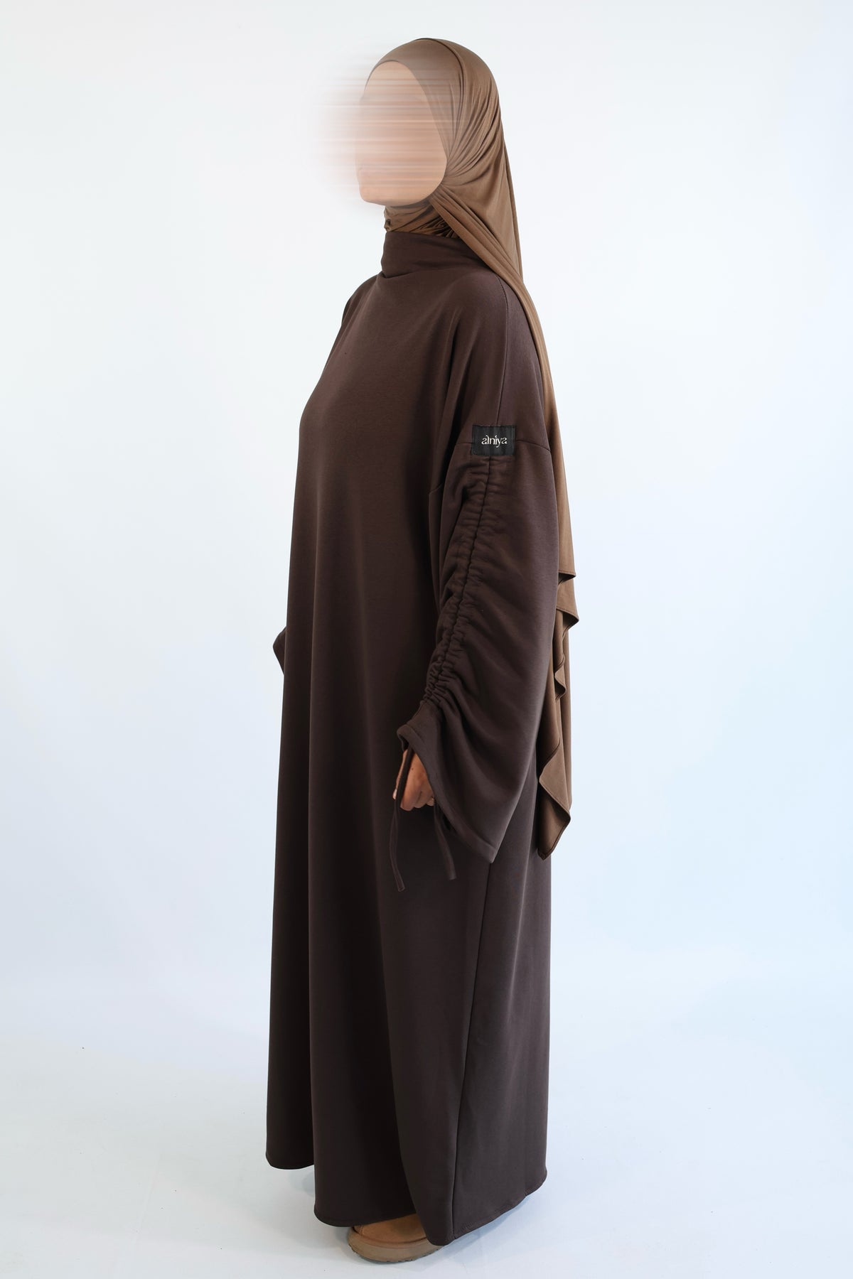 ROBE MANCHES FRONCÉES