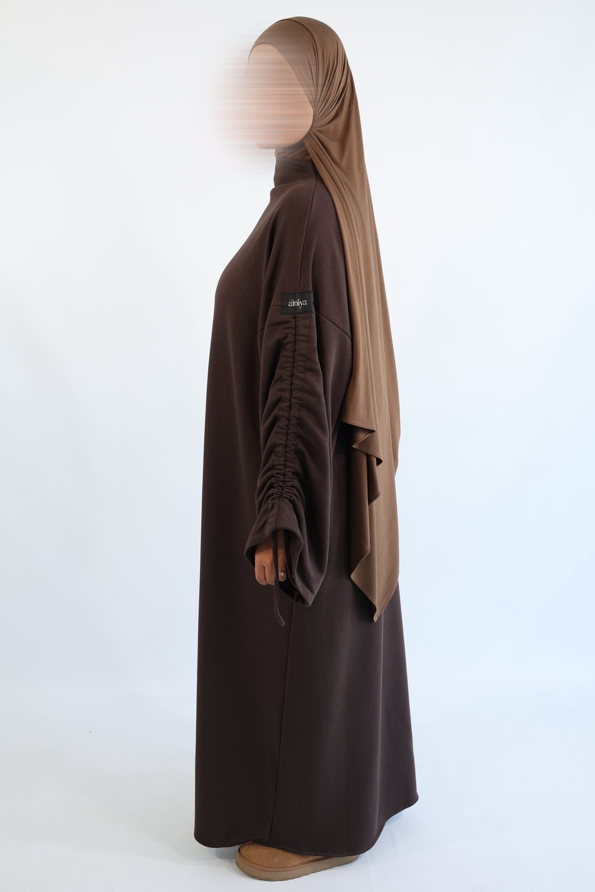 ROBE MANCHES FRONCÉES
