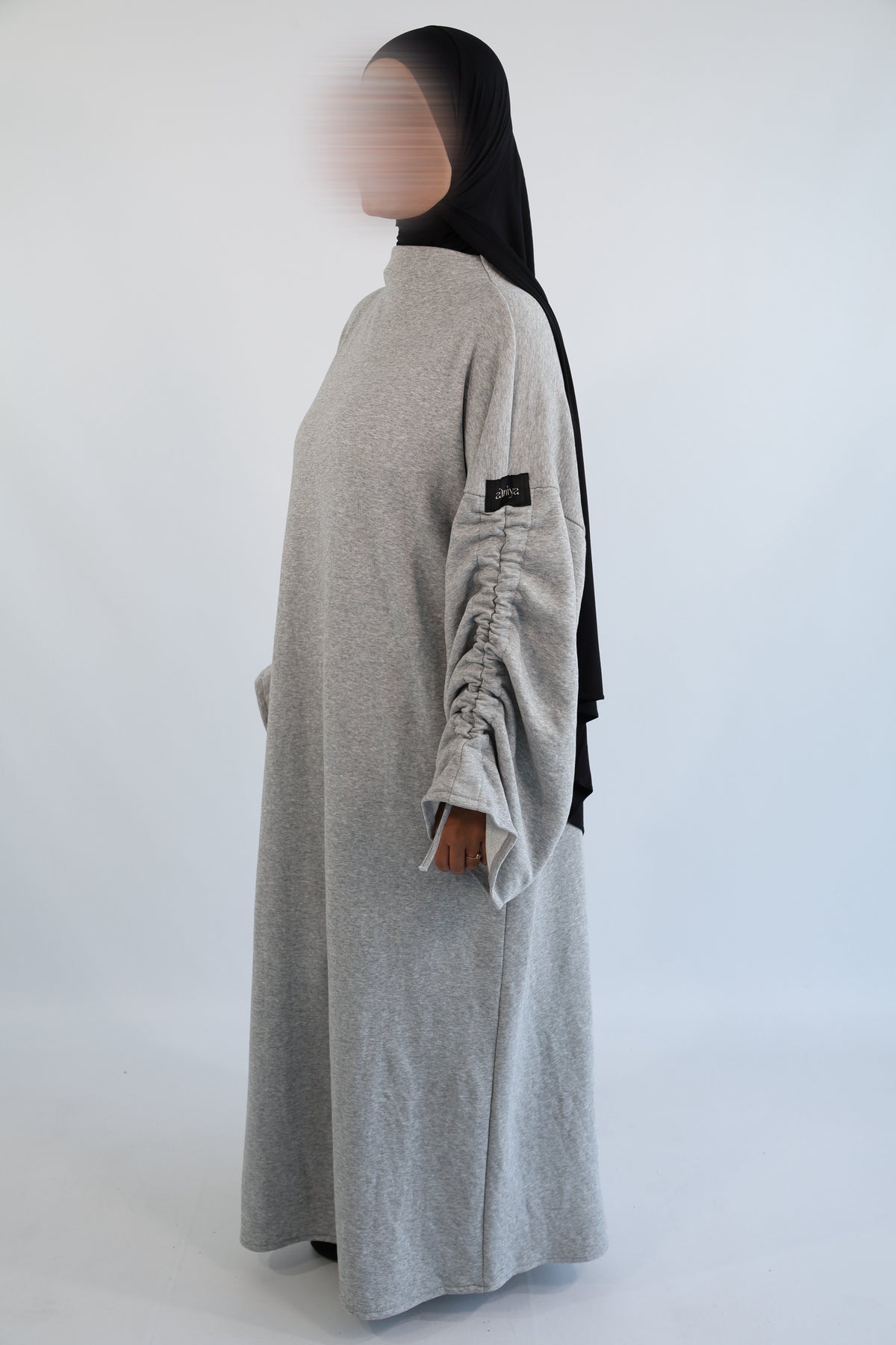 ROBE MANCHES FRONCÉES