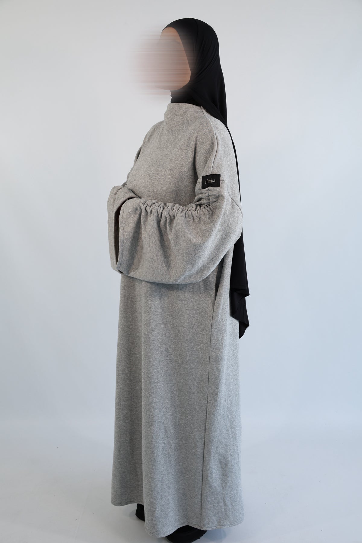 ROBE MANCHES FRONCÉES