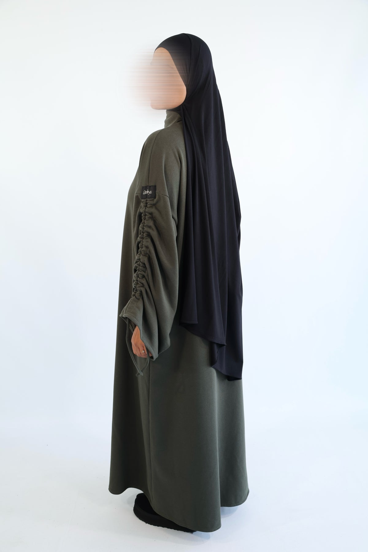 ROBE MANCHES FRONCÉES