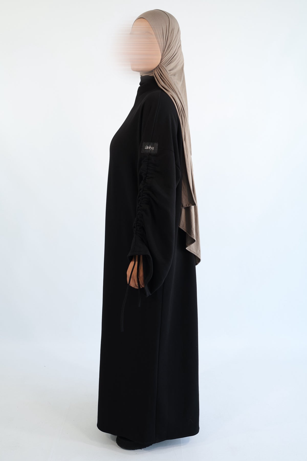 ROBE MANCHES FRONCÉES