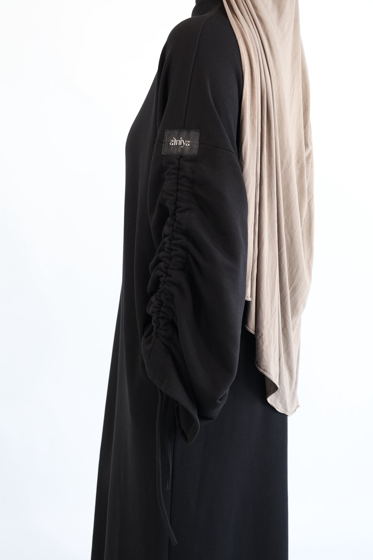 ROBE MANCHES FRONCÉES