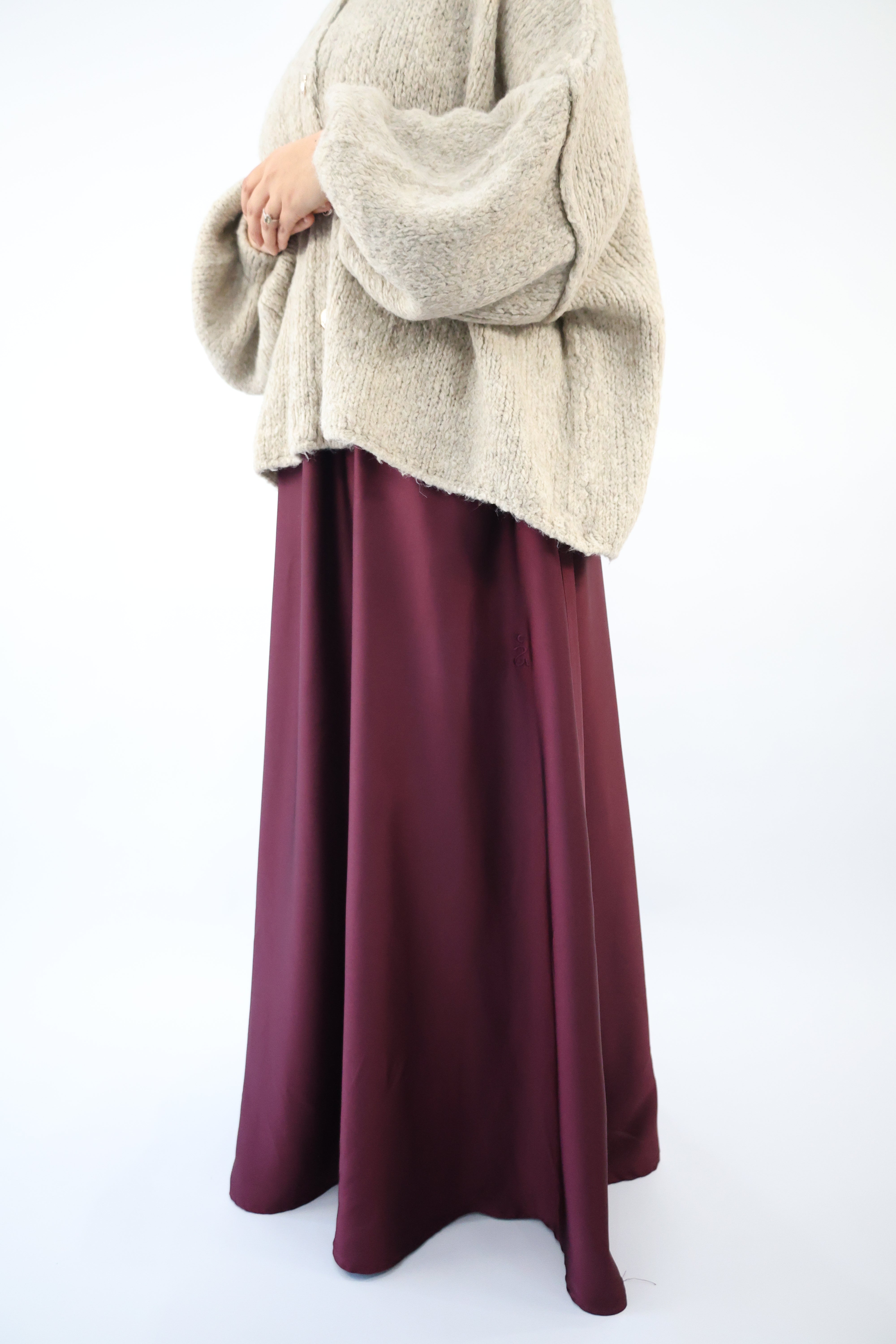 JUPE SATINÉE SIGNATURE - ANISSA