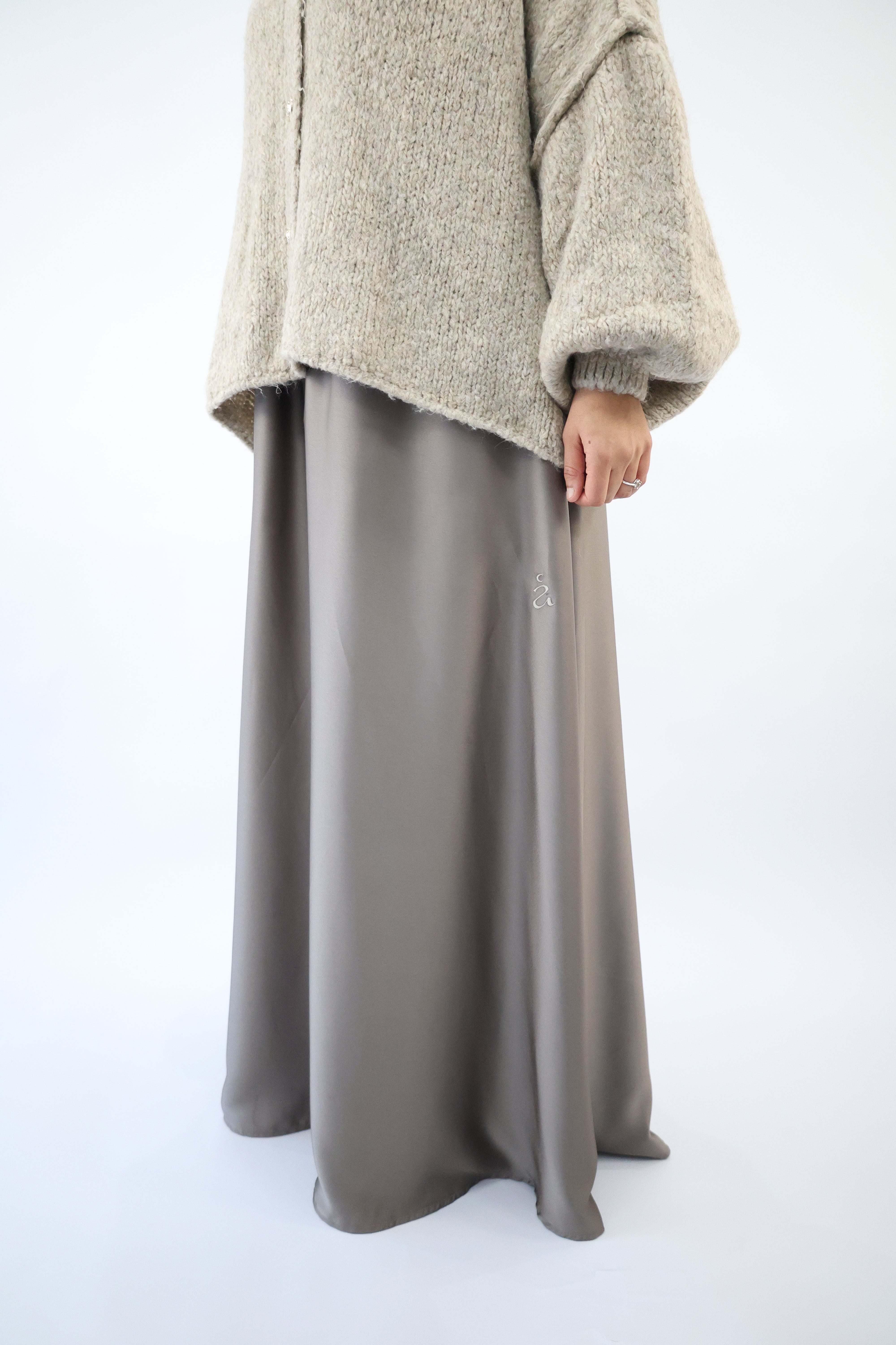 JUPE SATINÉE SIGNATURE - ANISSA