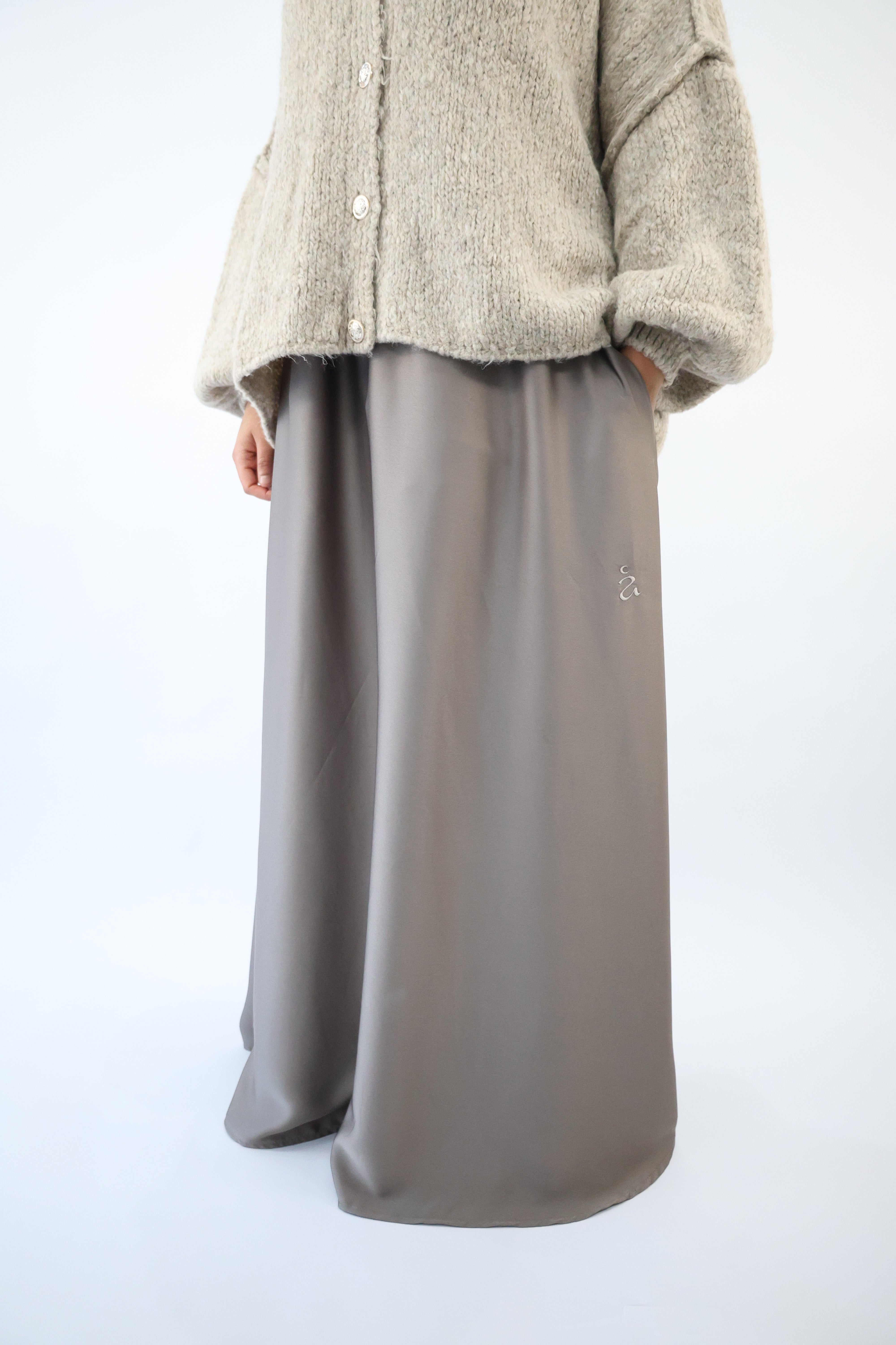 JUPE SATINÉE SIGNATURE - ANISSA