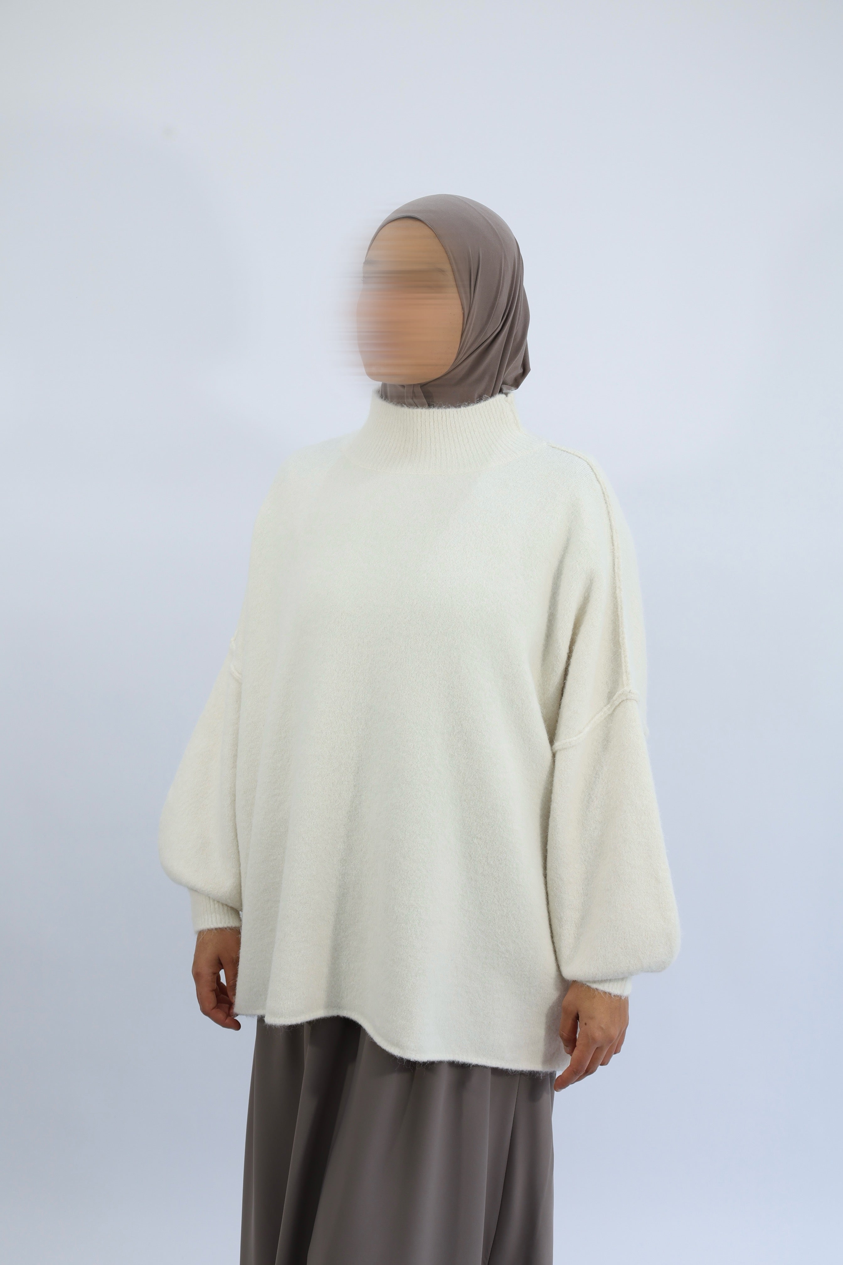 PULL LAINE OVERSIZE - LAYAL  Crème