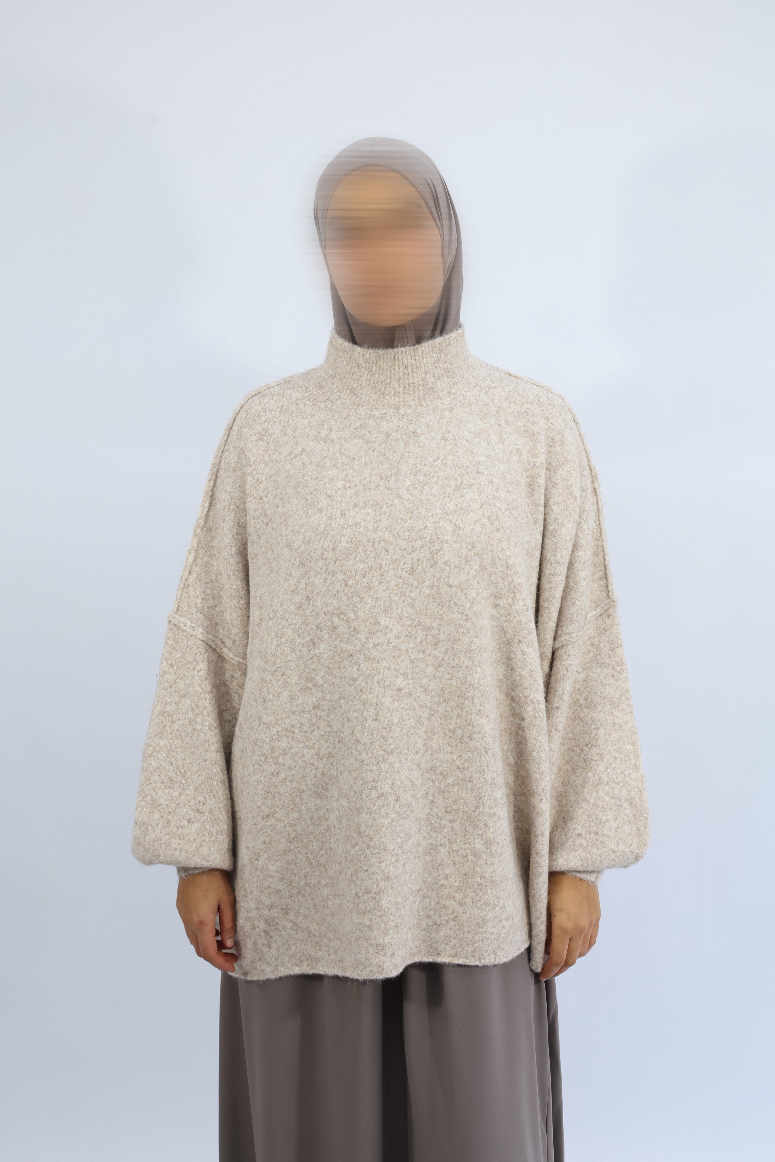 PULL LAINE OVERSIZE - LAYAL  Taupe