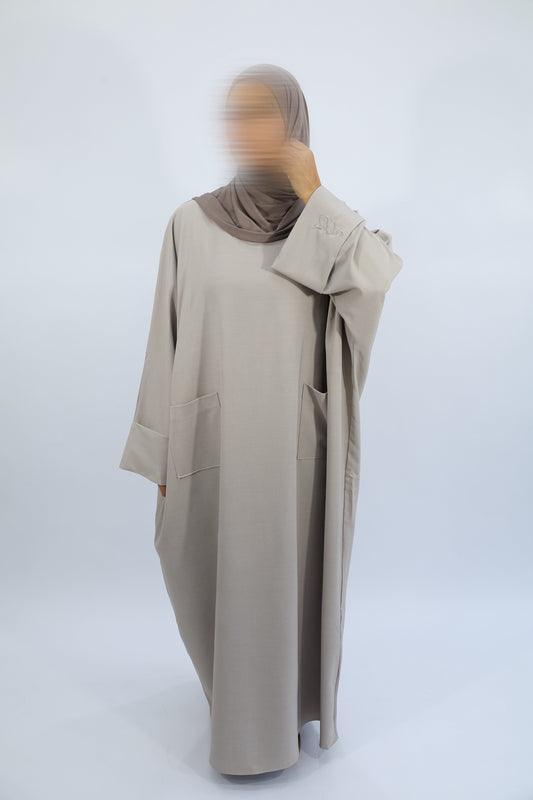ABAYA - YÜSRA  Taupe / Taille 3