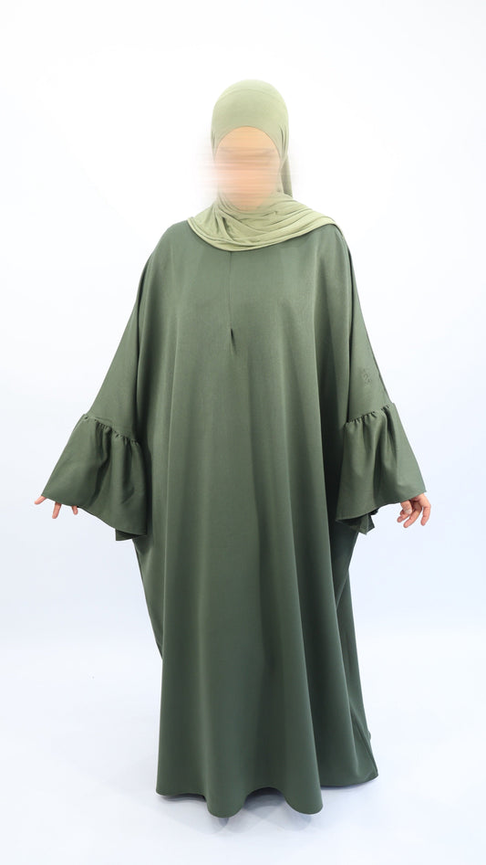 ABAYA ALLAITEMENT - NOURA  Olive / Taille 3