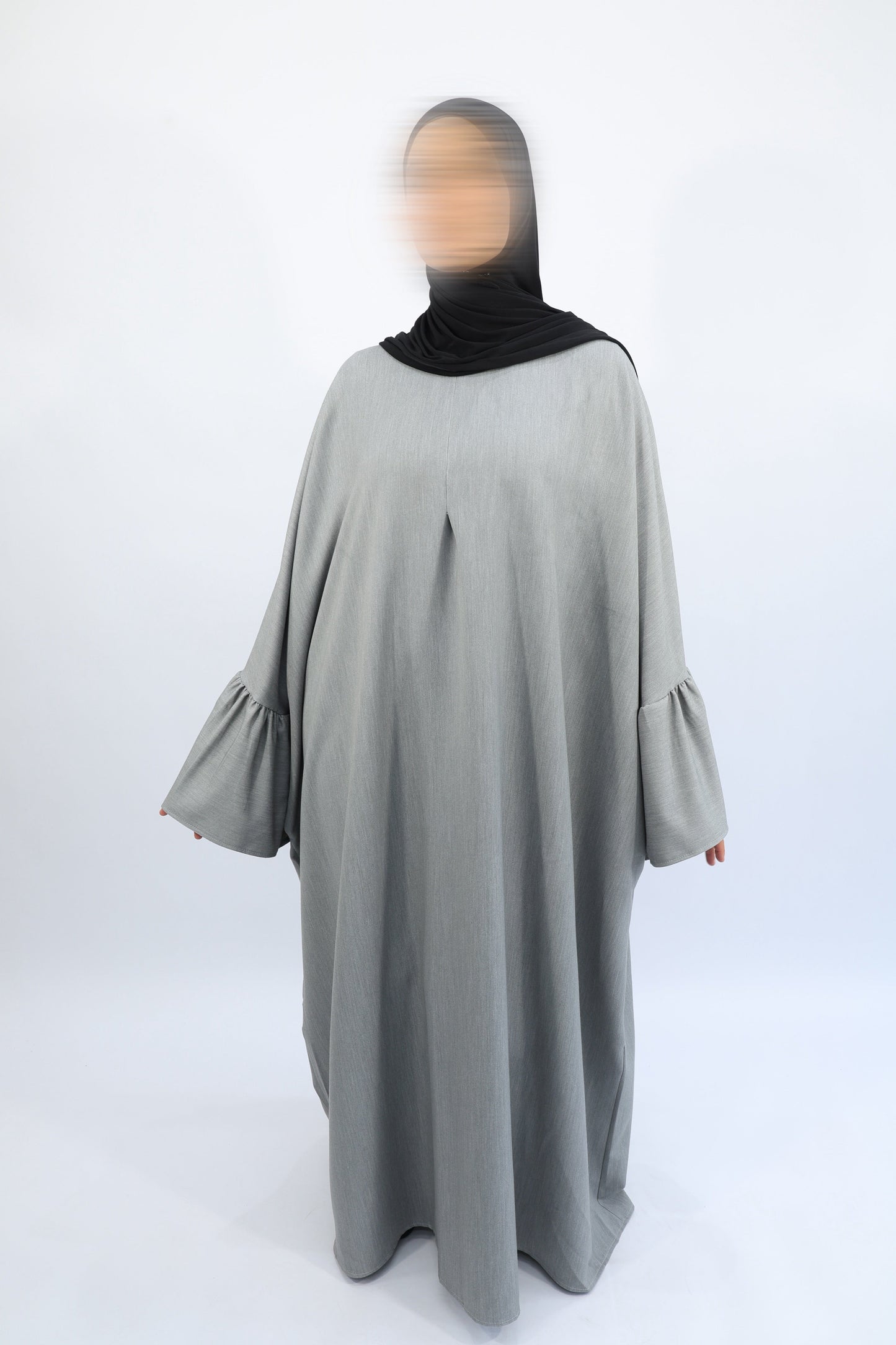 ABAYA ALLAITEMENT - NOURA  Gris clair / Taille 3