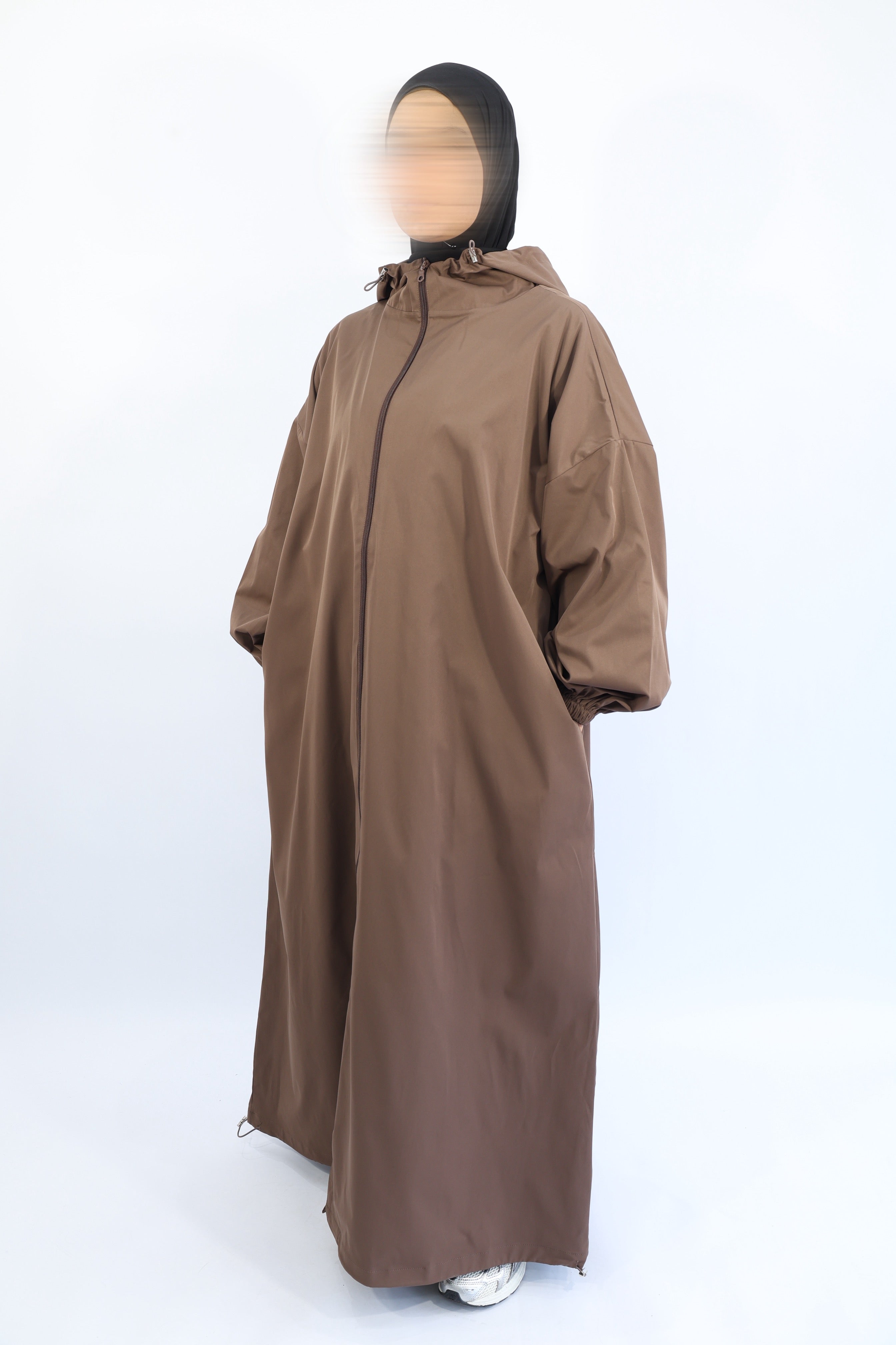 VESTE LONGUE 100% IMPERMÉABLE - MAYSSA  Marron / Taille 3