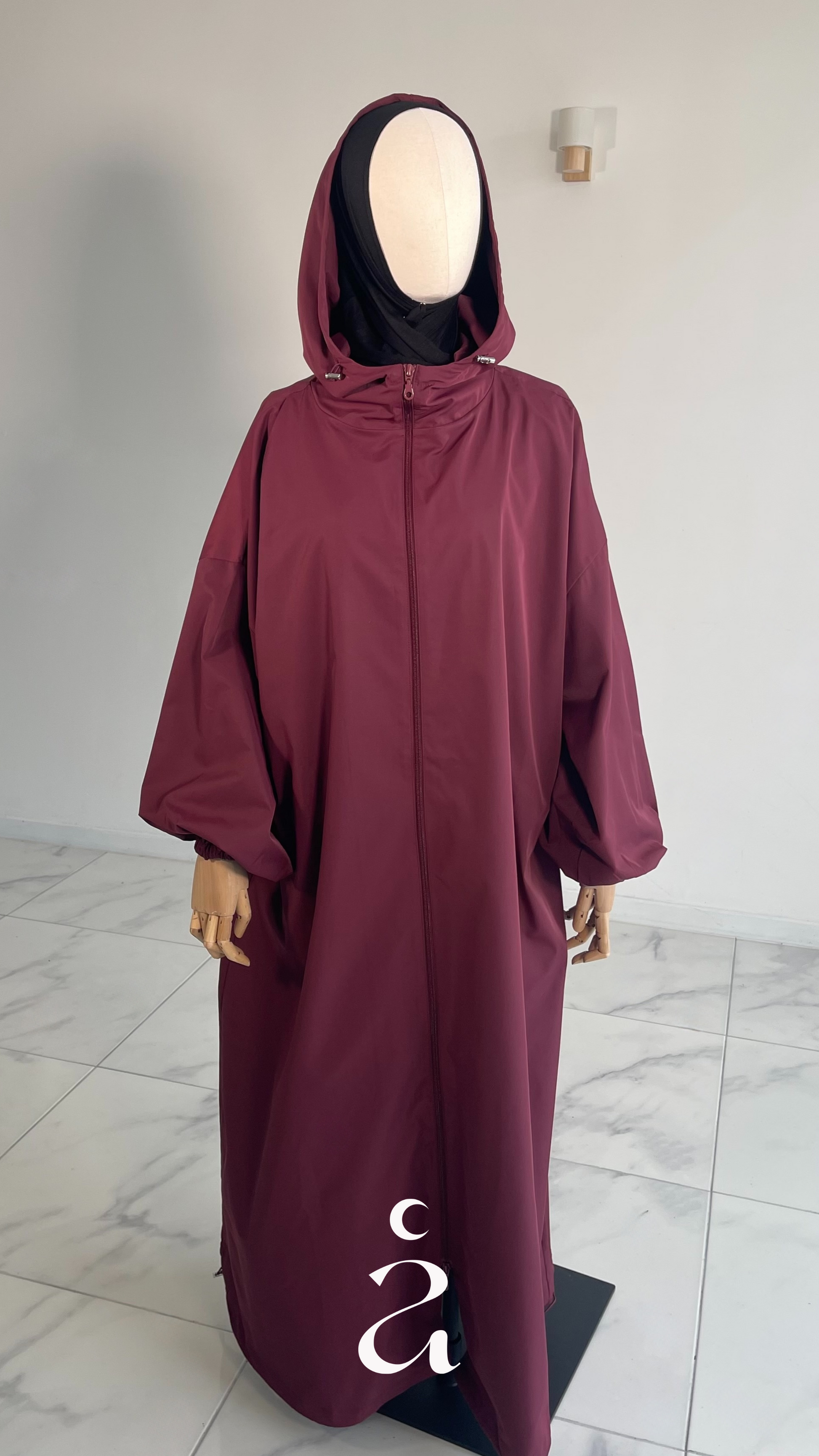 Parka long Imperméable - Zahra  Bordeaux / Taille 3