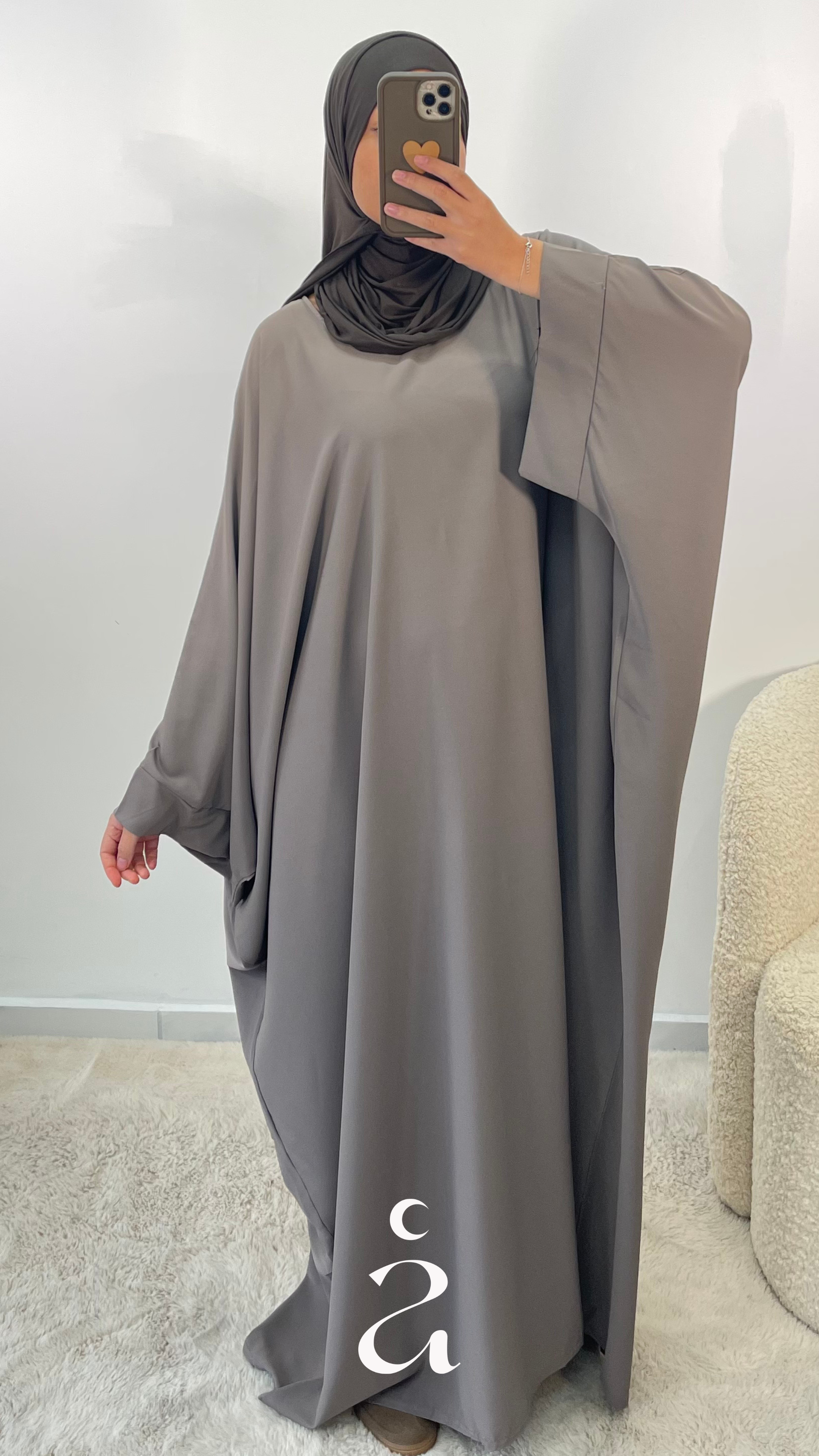 ABAYA FARASHA - ARABIA  Taupe / Taille 2