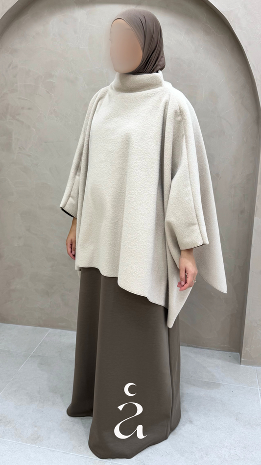 Cape polaire unicolors - Zina  Beige